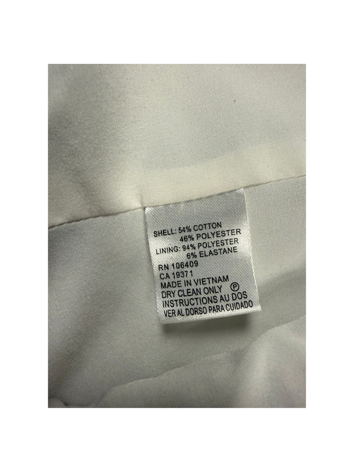 Elie Tahari Tahari Blazer Textured Neutral Jacket Business Casual Office Size L / US 10 / IT 46 - 6 Thumbnail