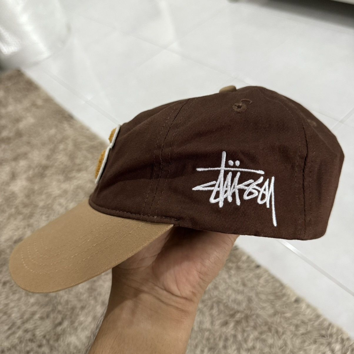 travis着用　Stussy Chenille S Low Pro Cap Stussy Chenille S Low Pro Brown Cap Hat Travis Scott from