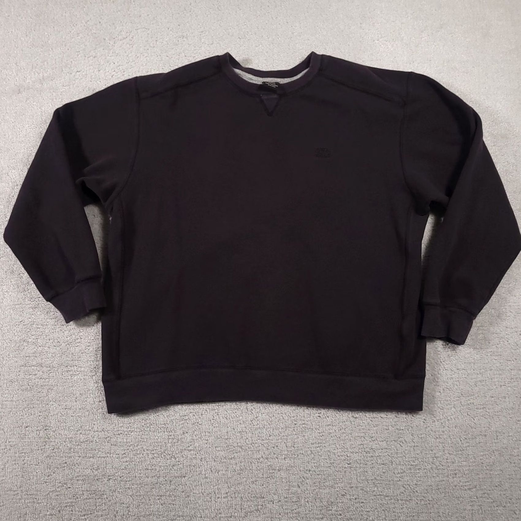 Starter VINTAGE Starter Sweatshirt Mens Large Black Crew Neck Sweater Blank Y2K 00s Size US L / EU 52-54 / 3 - 2 Thumbnail