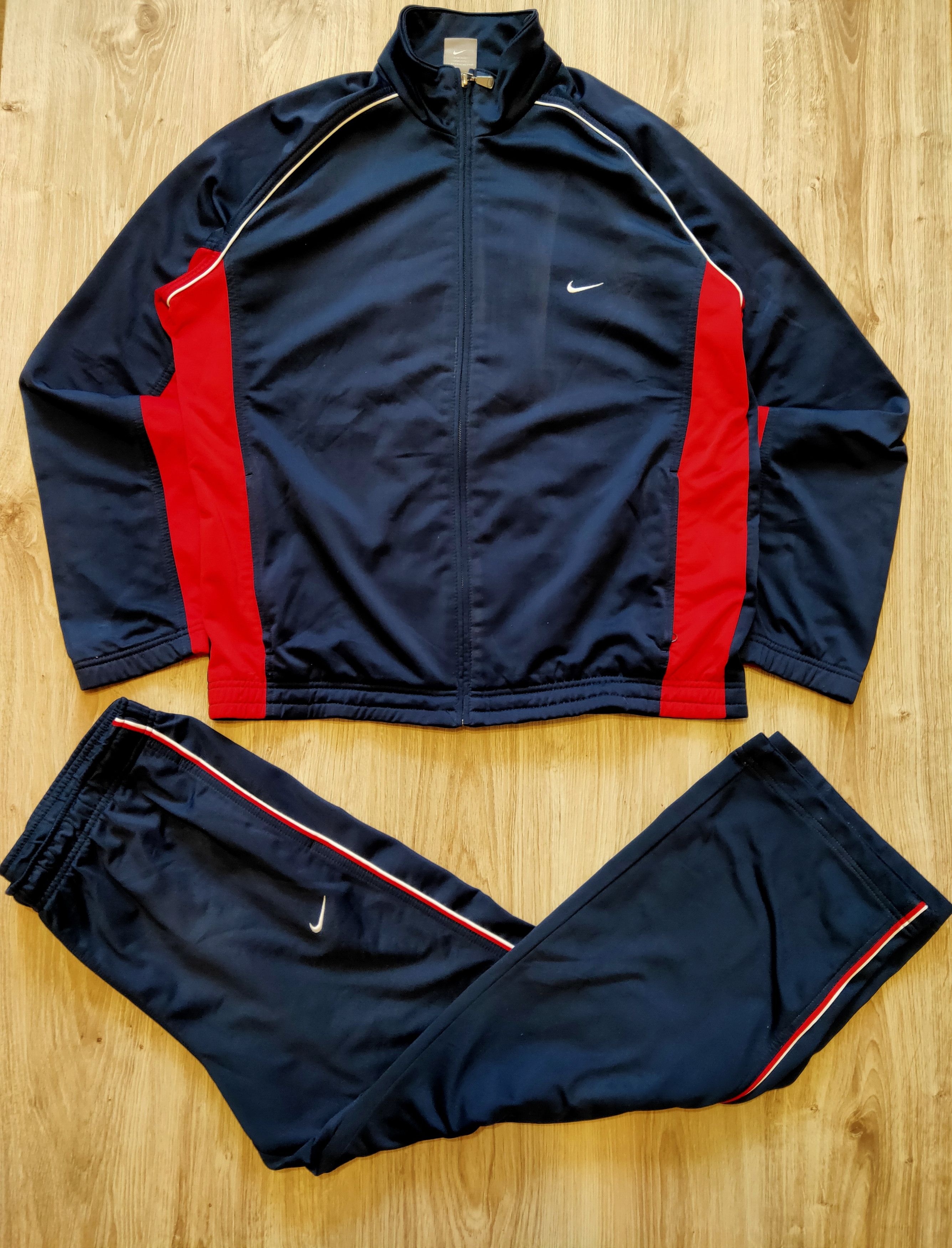 Nike × Vintage Vintage Nike Y2K Hype Drill Track Suit Streetwear Size L Size US L / EU 52-54 / 3 - 1 Thumbnail