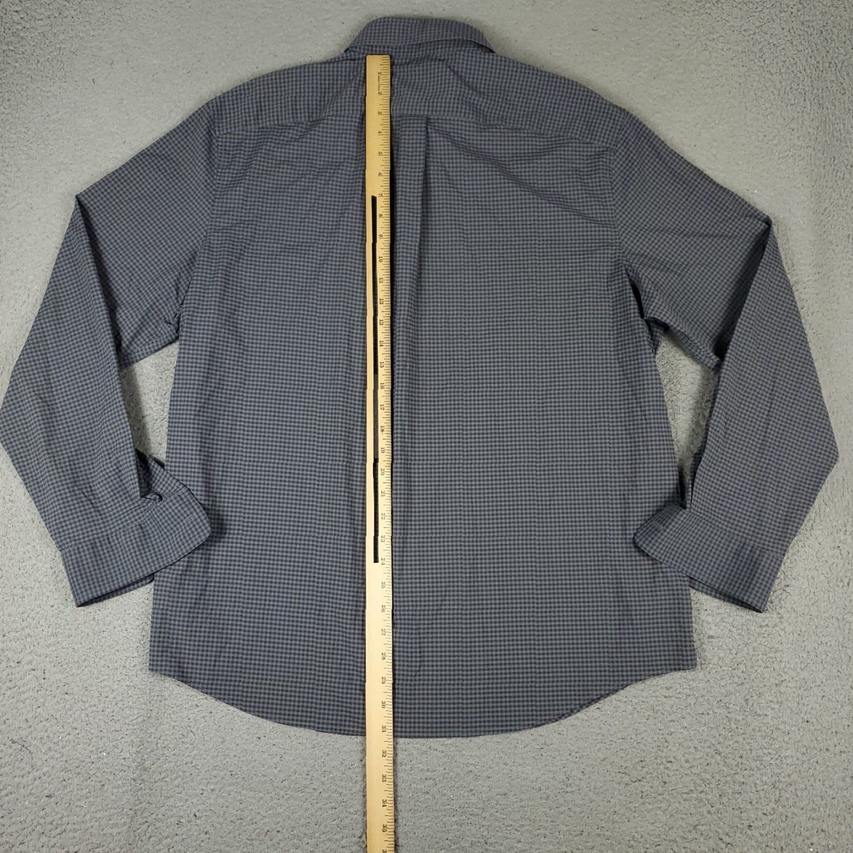 Vineyard Vines Vineyard Vines Shirt Mens XL Gray Check Classic Fit Button Up Long Sleeve Size US XL / EU 56 / 4 - 4 Thumbnail