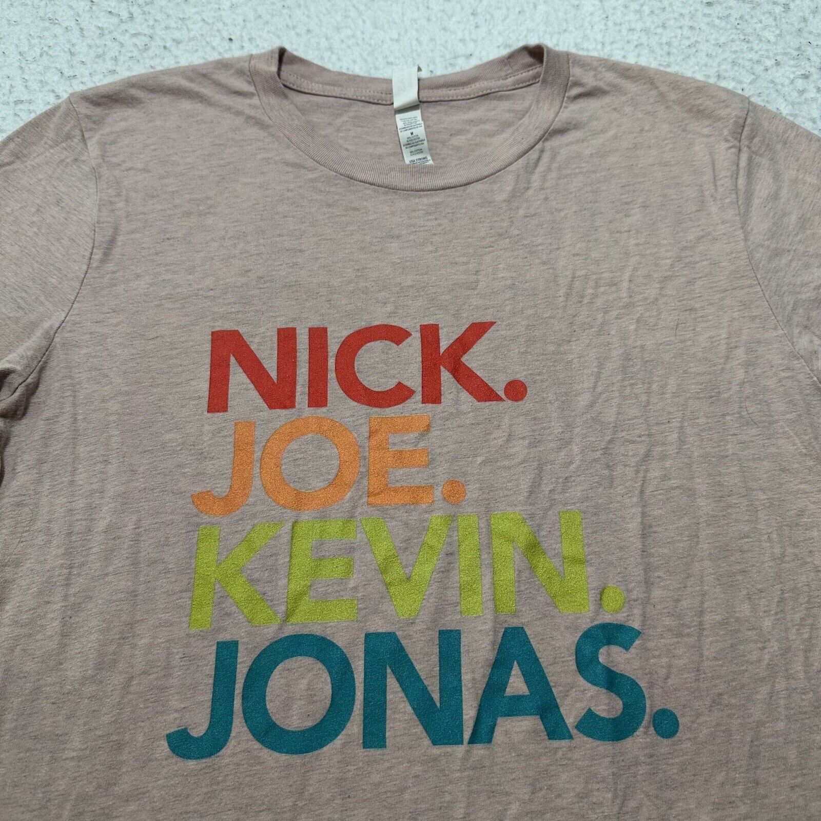 Other The Jonas Brother Medium Graphic T Shirt Nick Joe Kevin Tee Size US M / EU 48-50 / 2 - 2 Thumbnail