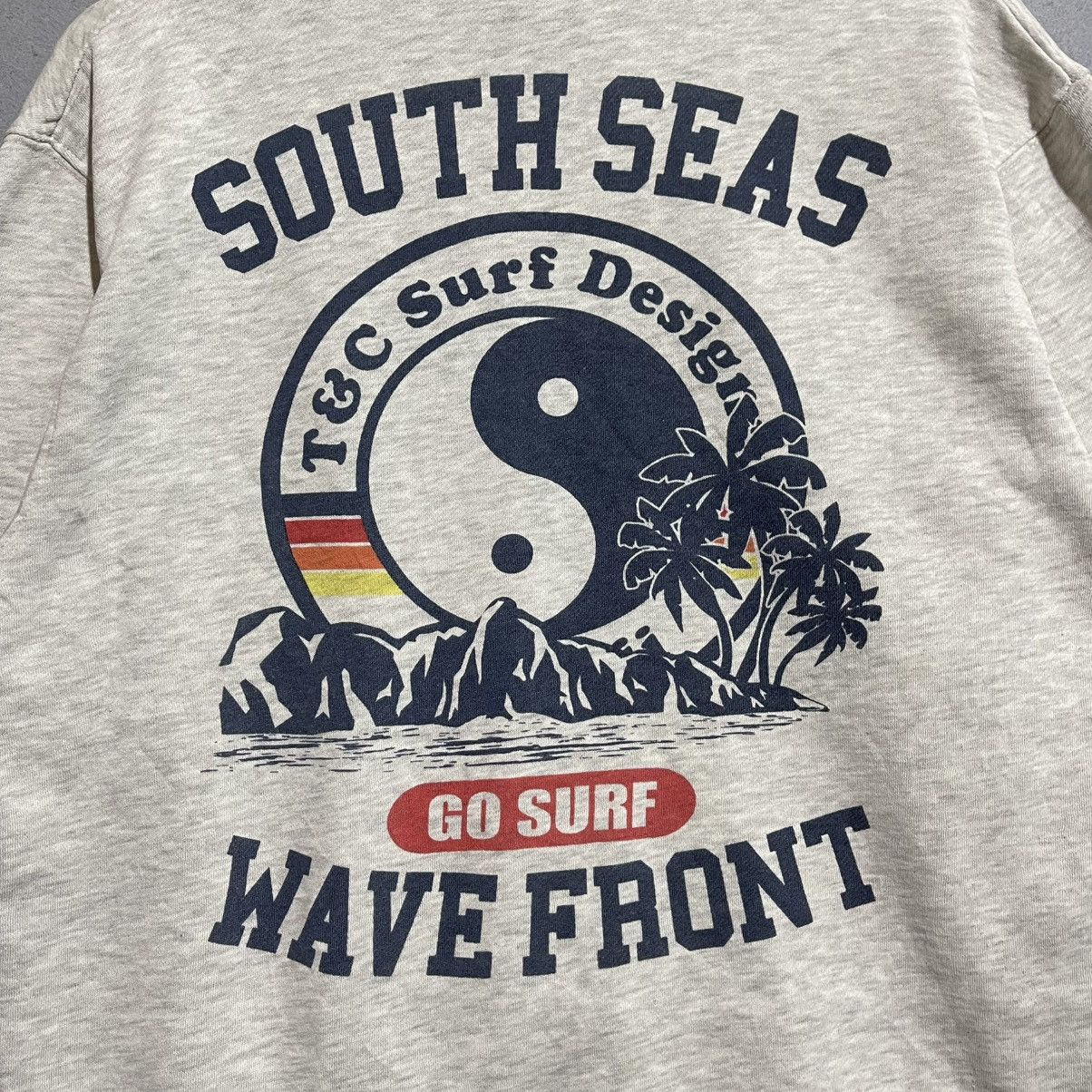 Vintage Vintage Y2K T&C Surf “South Seas Wave Front” Sweatshirt Size US M / EU 48-50 / 2 - 2 Thumbnail