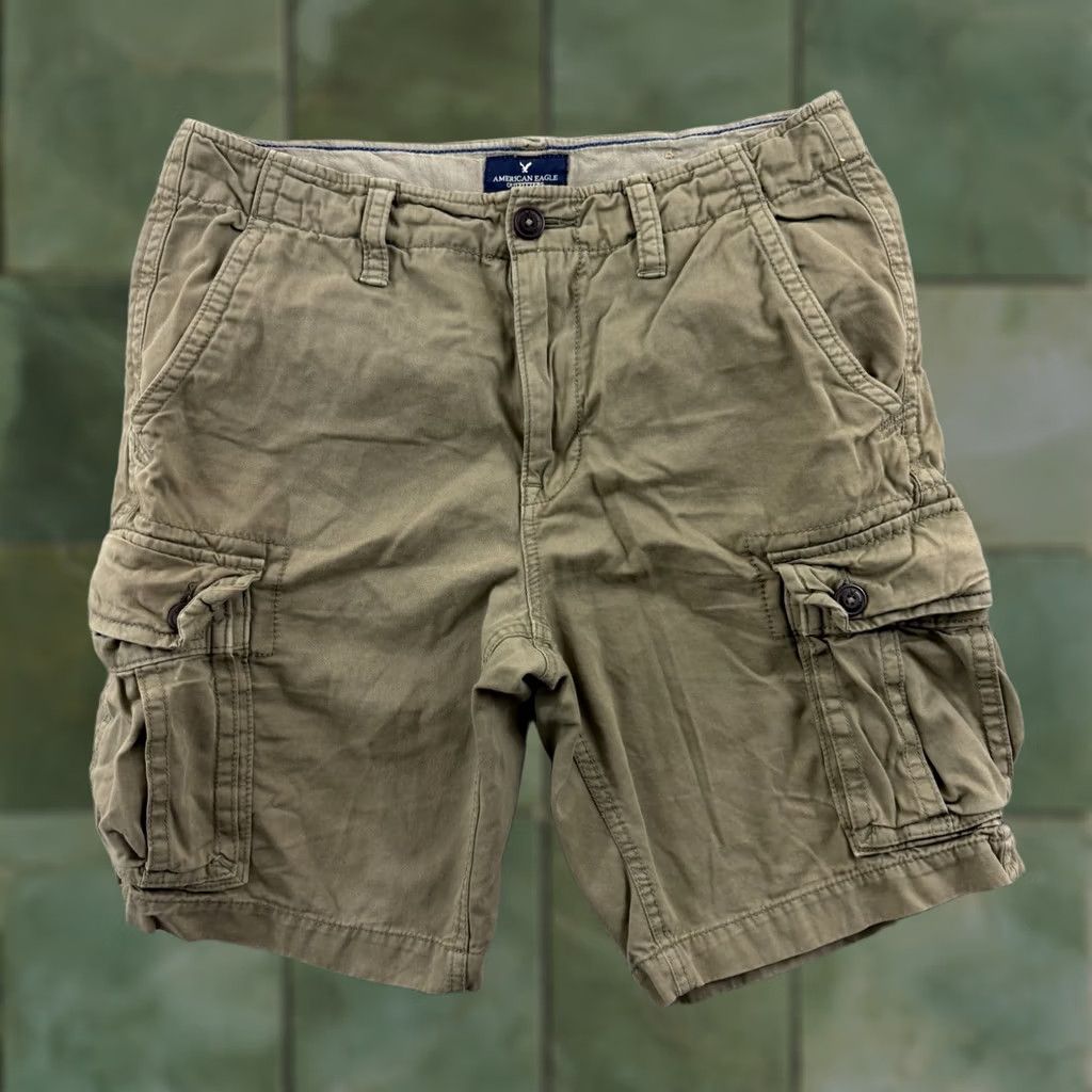American Eagle Outfitters VINTAGE American Eagle Shorts Mens 32 Brown Cargo Classic Skater Surf 10” Y2K Size US 32 / EU 48 - 1 Thumbnail