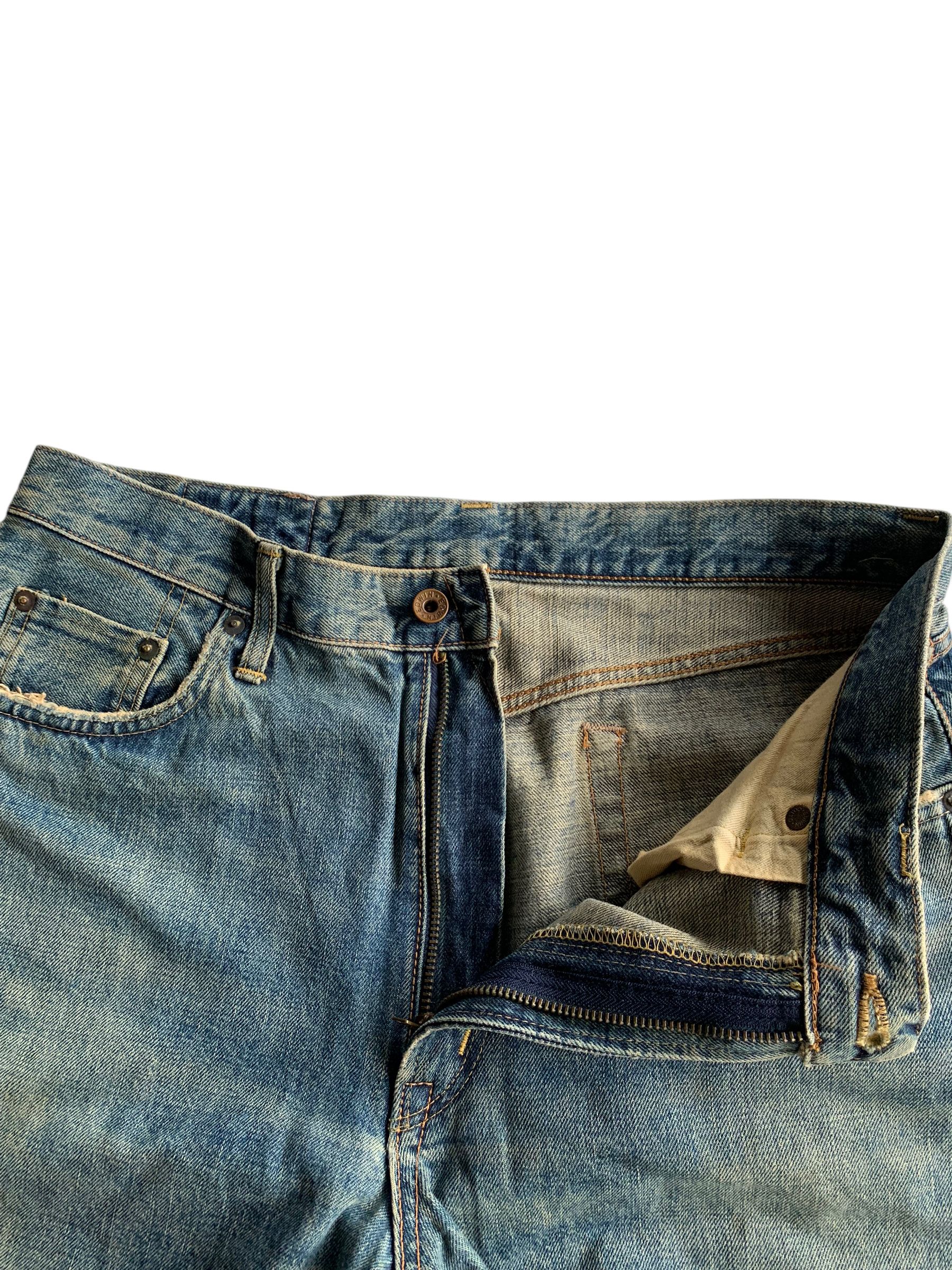 Japanese Brand × Kapital × Vintage VINTAGE EDWIN 505XX SELVEDGE RUSTY DISTRESSED DENIM Size US 34 / EU 50 - 14 Thumbnail