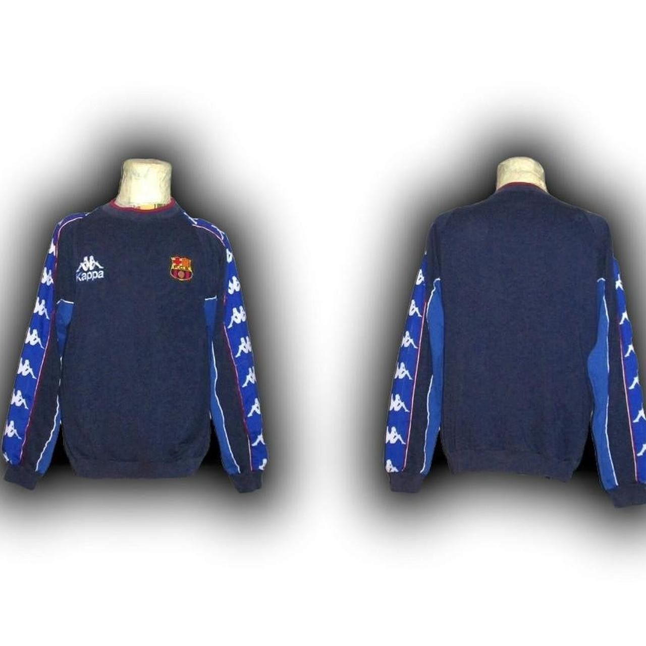 Kappa Fc Barcelona Spain 1995 1996 1997 Sweatshirt Training Jersey Size US M / EU 48-50 / 2 - 3 Thumbnail