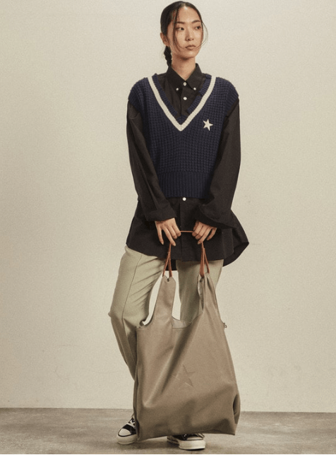 Converse 🇯🇵CONVERSE TOKYO FAKE-LEATHER 2WAY SHOPPING BAG Size ONE SIZE - 2 Thumbnail