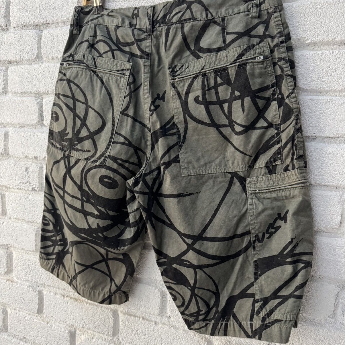Futura × Stussy Stussy x Futura Cargo Short Size US 34 / EU 50 - 4 Thumbnail
