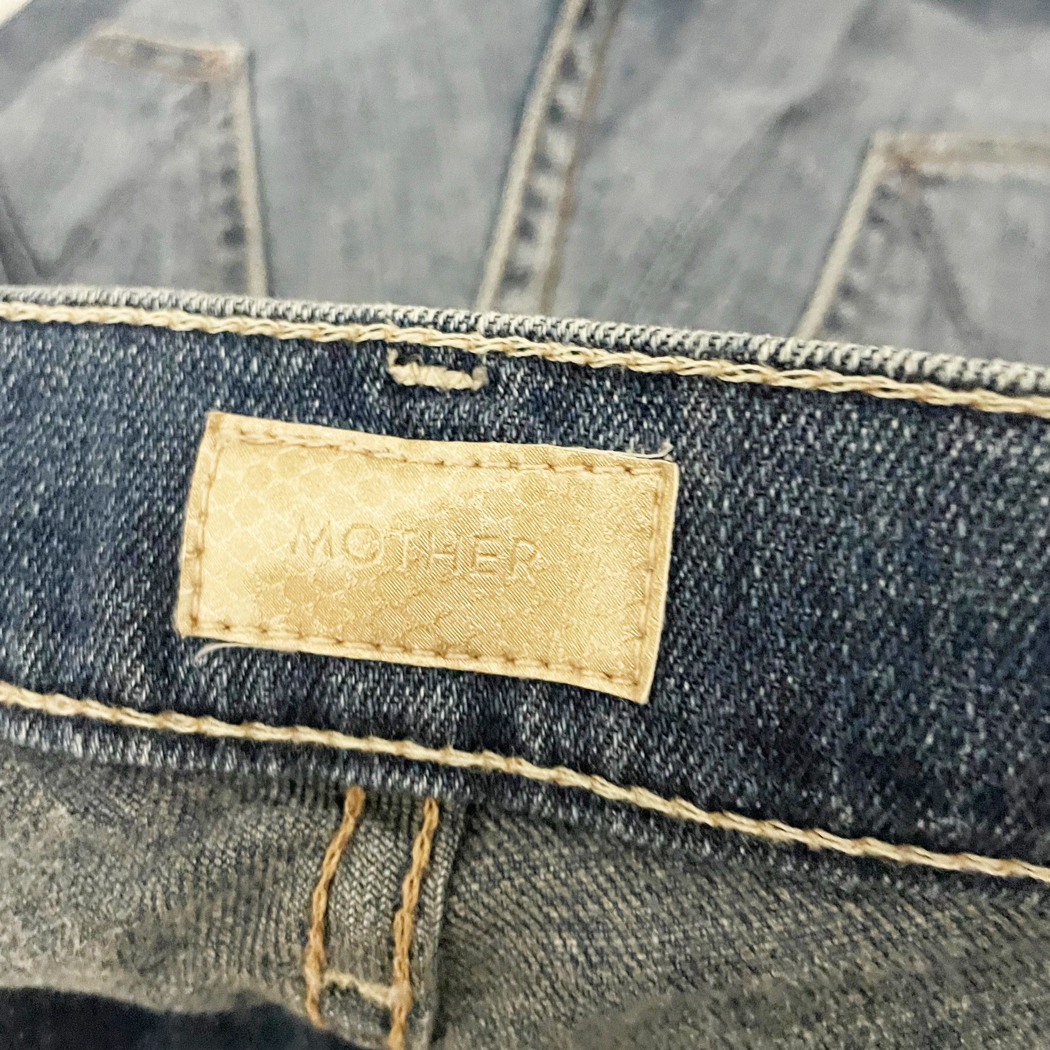 MOTHER Mother Denim Skinny Not Skinny Mid Rise Size 24" / US 00 / IT 34 - 2 Thumbnail
