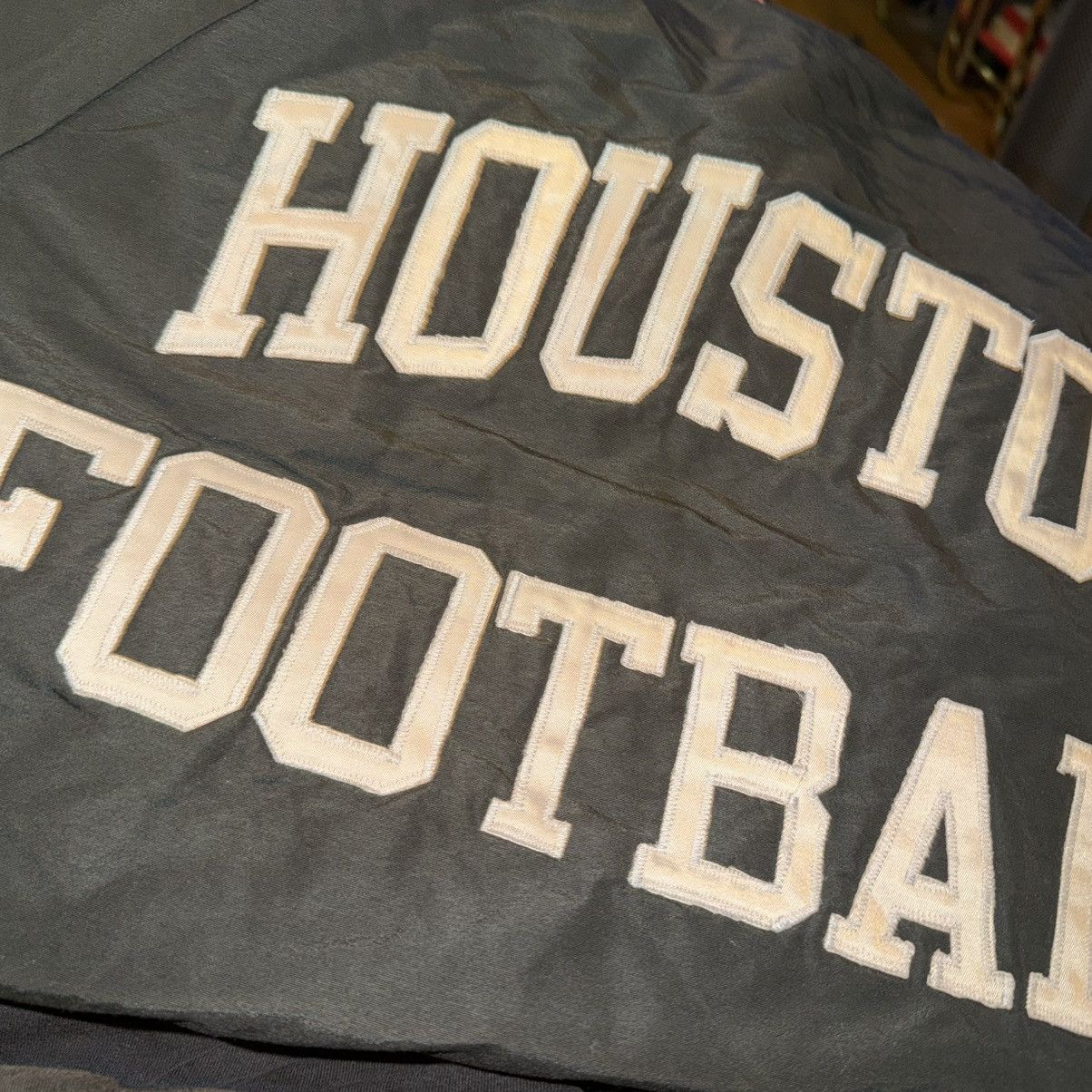 Vintage VTG Houston Texas Football Hartwell Sports Bomber Jacket Size US XL / EU 56 / 4 - 9 Thumbnail