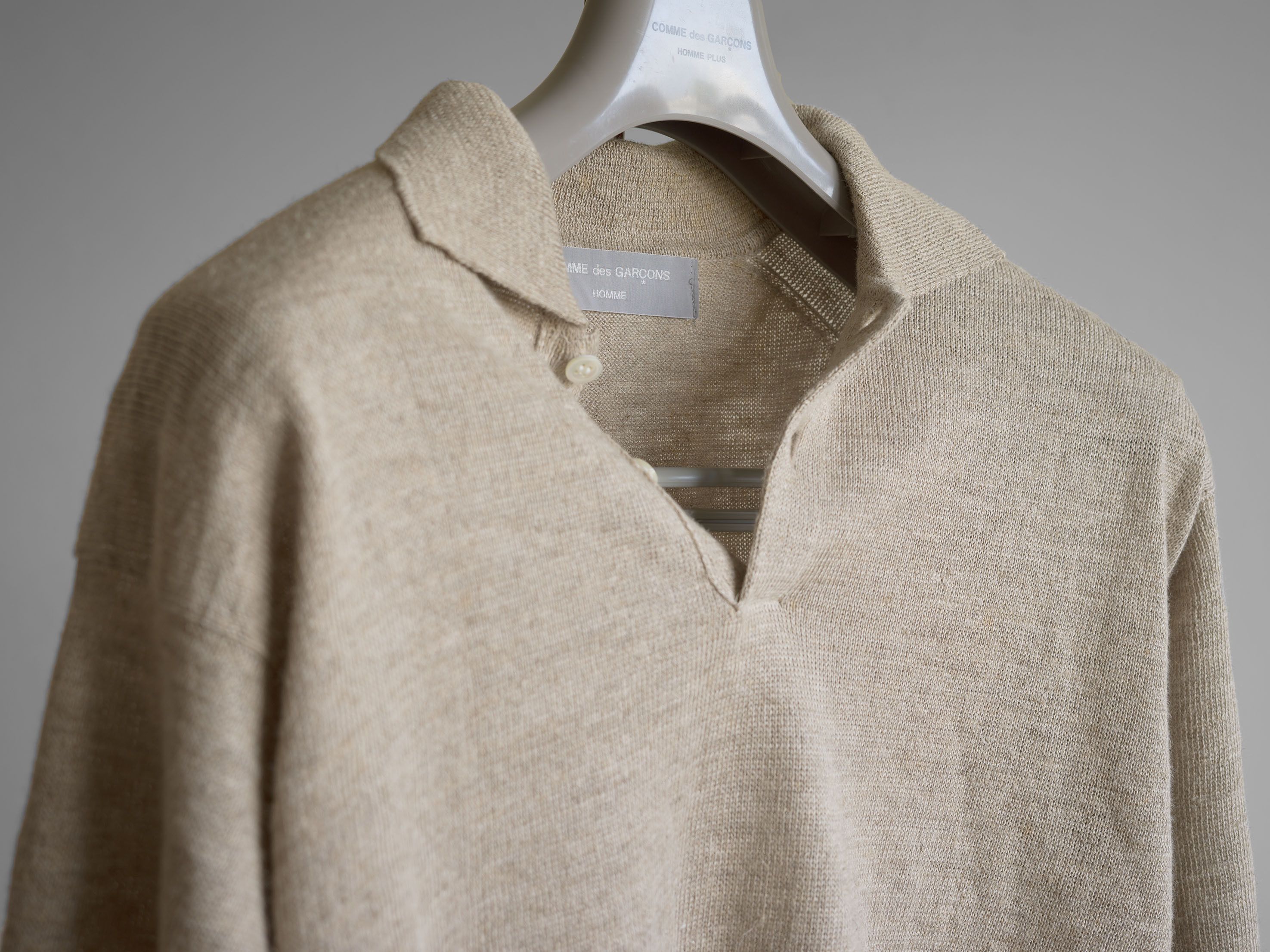 Comme des Garcons Homme PRE-1987 COMME des GARÇONS HOMME LINEN KNIT JUMPER Size US M / EU 48-50 / 2 - 1 Thumbnail