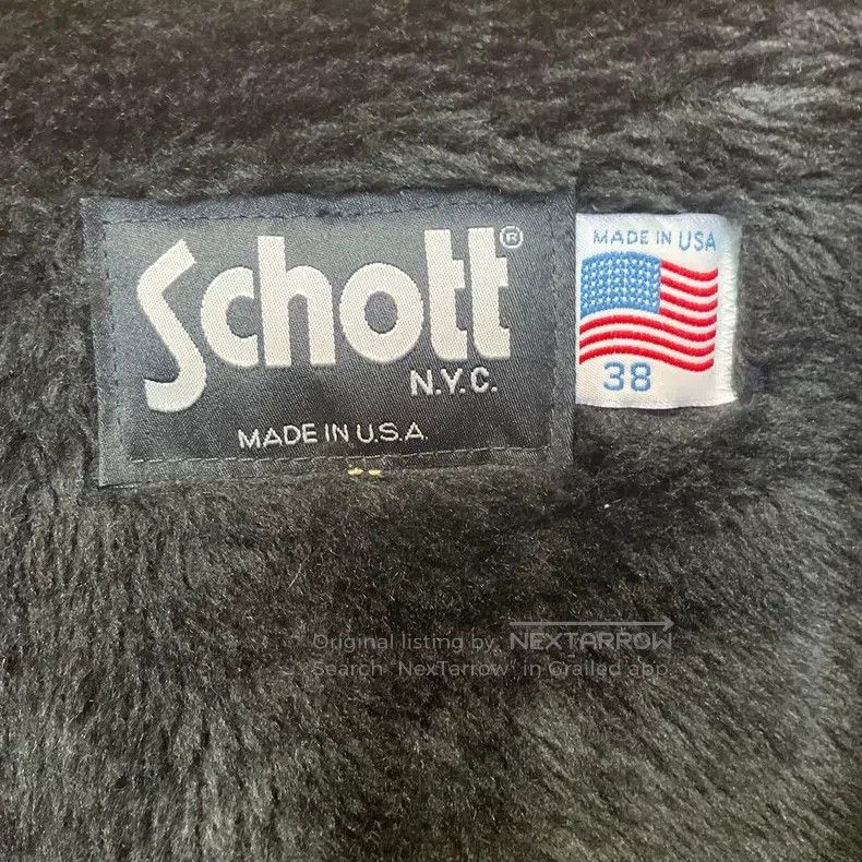 Schott Schott Straight stand-up collar leather jacket, classic st Size US M / EU 48-50 / 2 - 3 Thumbnail