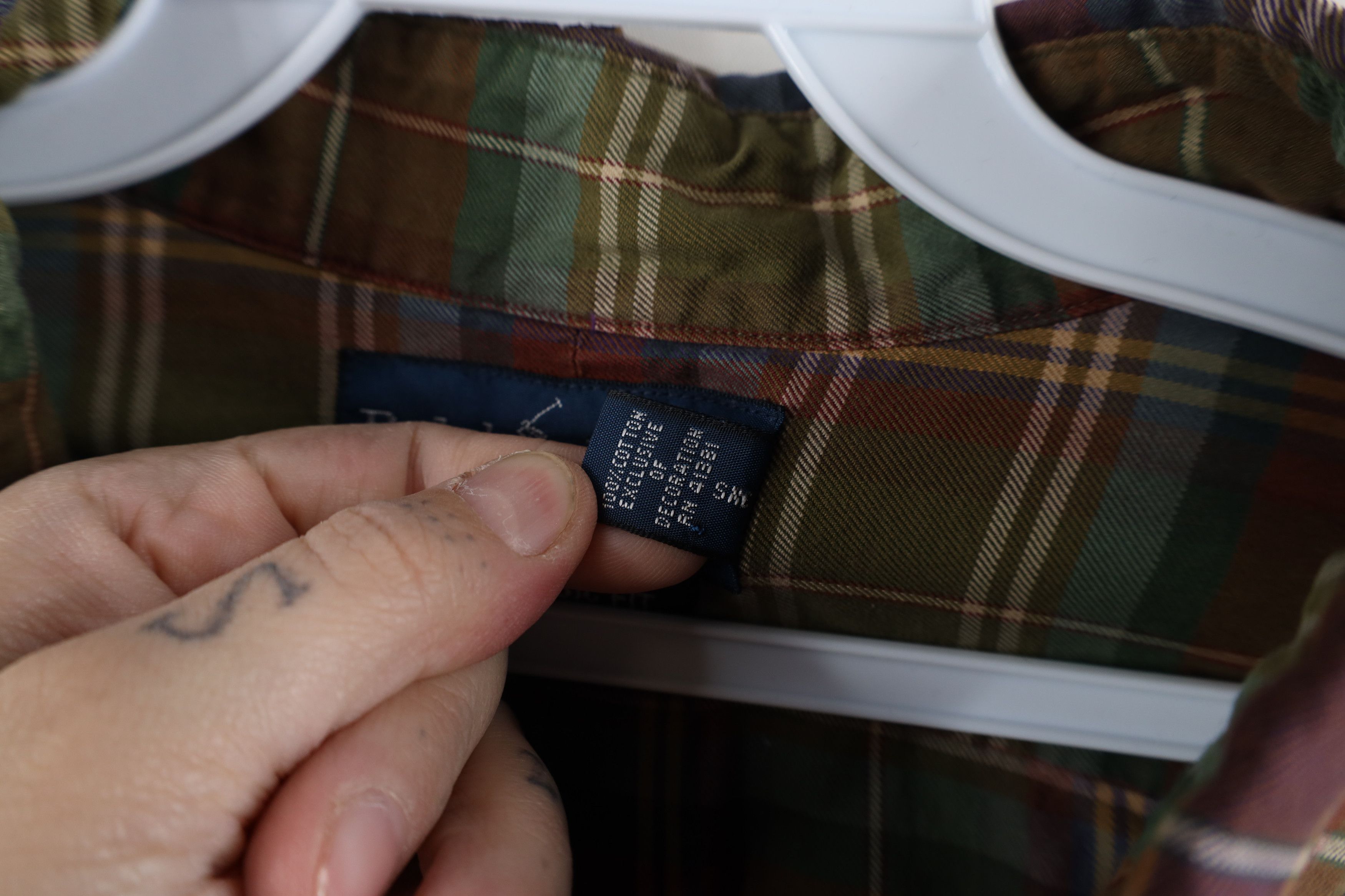 Ralph Lauren × Vintage Vintage 90s Ralph Lauren Collared Button Down Shirt Plaid Size US XL / EU 56 / 4 - 9 Thumbnail