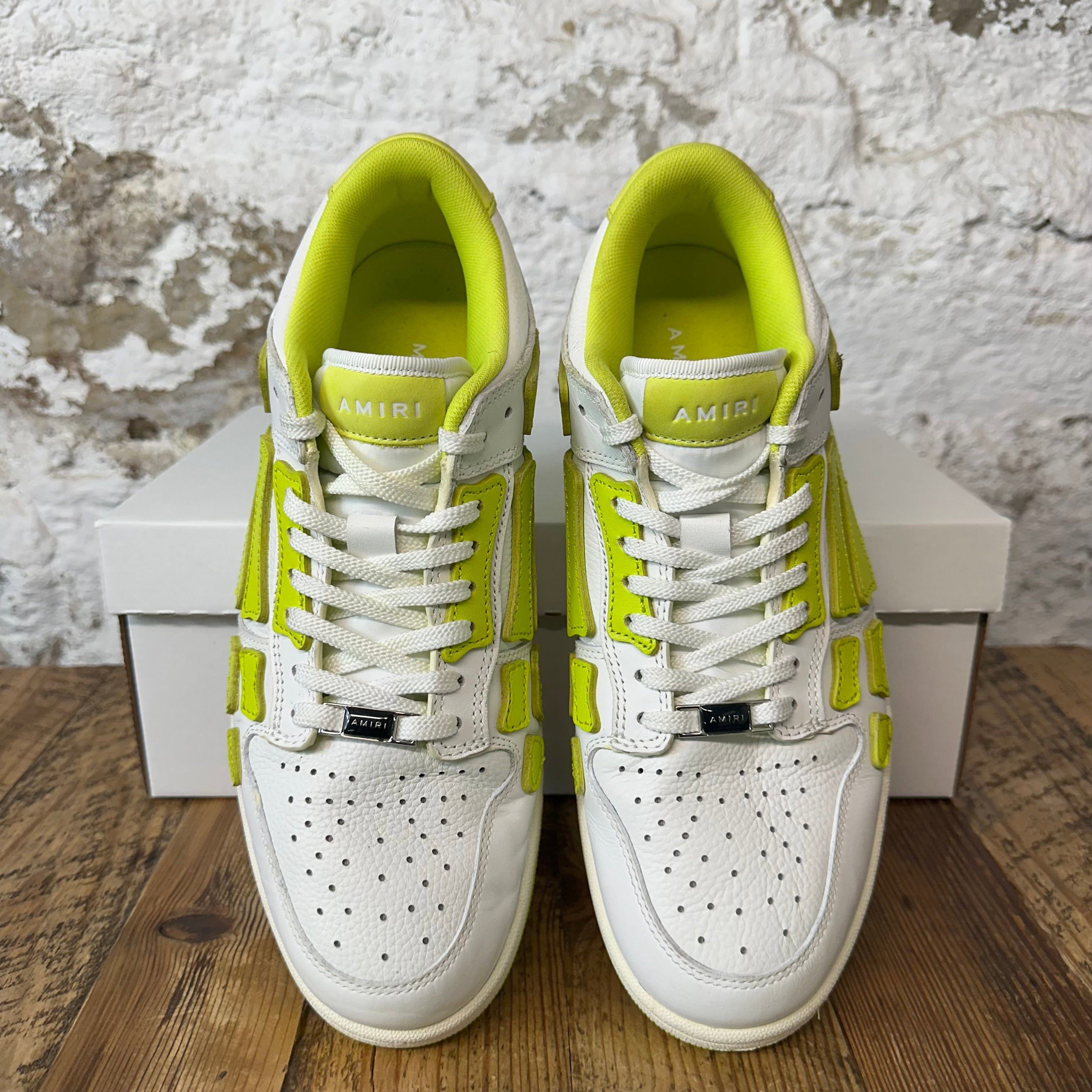 Amiri Amiri Yellow Skeleton White Sneaker Sz 10 (43) Size US 10 / EU 43 - 3 Thumbnail