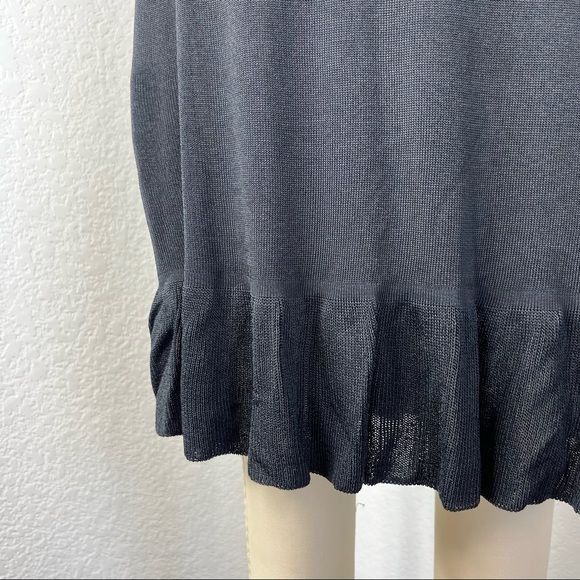 Joseph × Vintage JOSEPH Tricot X Miss Deanna Knit Ruffle V Neck Dress Size M / US 6-8 / IT 42-44 - 4 Thumbnail