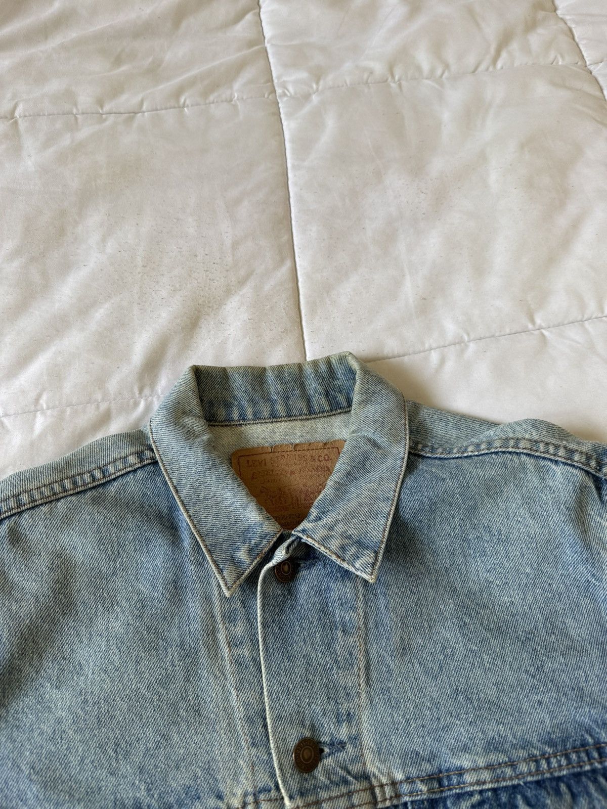 Levi's ‘80s Levi's Light Blue Denim Jacket Size US L / EU 52-54 / 3 - 3 Thumbnail