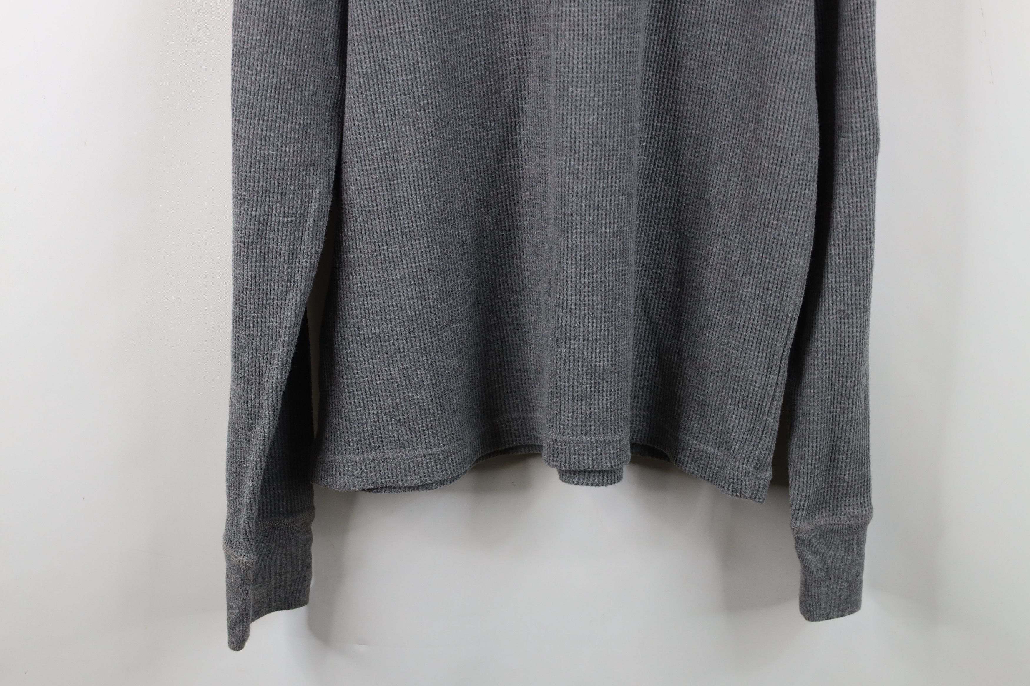 Tommy Hilfiger Vintage 90s Tommy Hilfiger Knit Long Sleeve T-Shirt Gray Size US XL / EU 56 / 4 - 11 Thumbnail