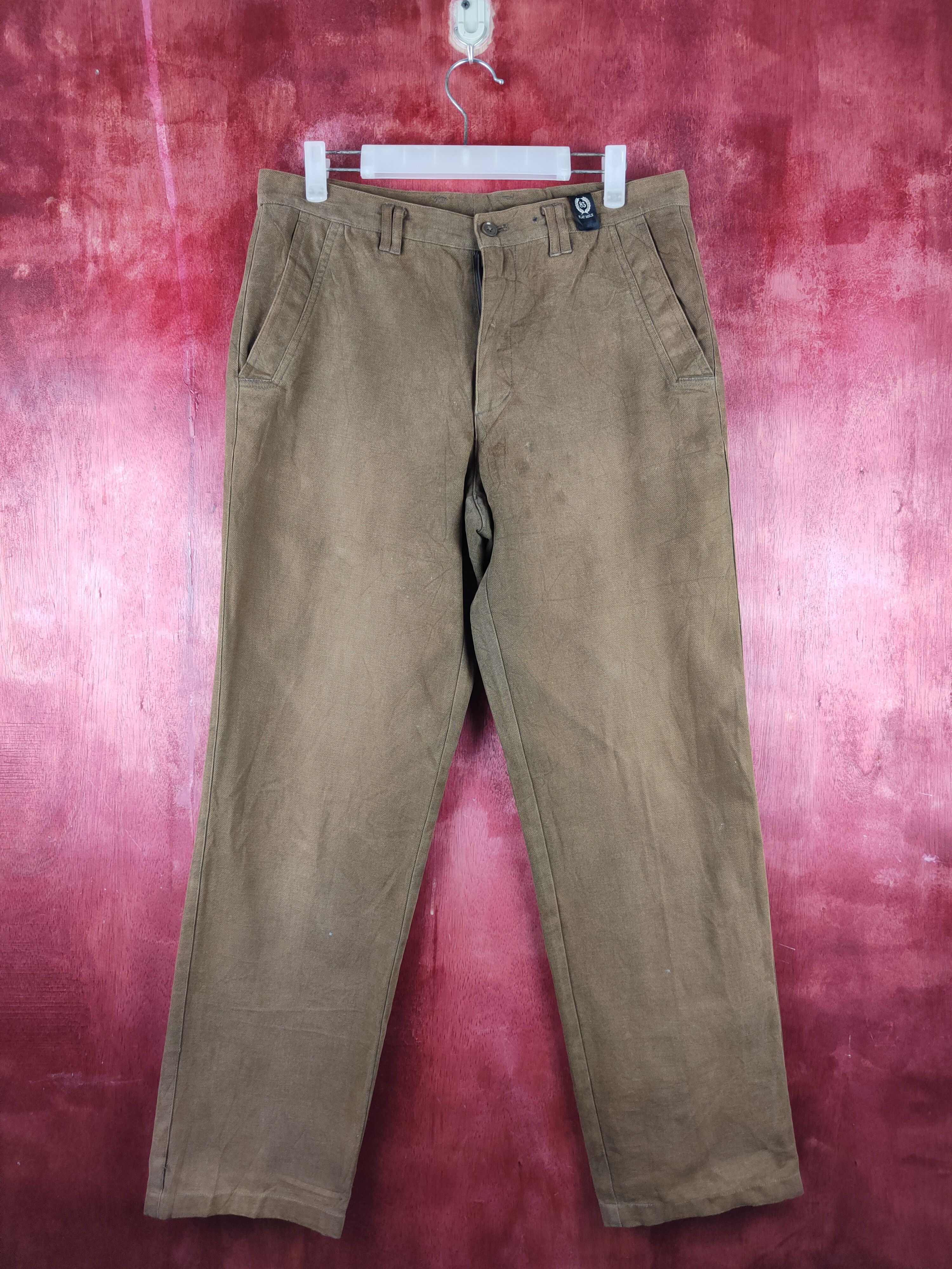 Japanese Brand Play Mole Dark Brown Multipocket Trousers Pants N#S2727 Size US 32 / EU 48 - 1 Thumbnail