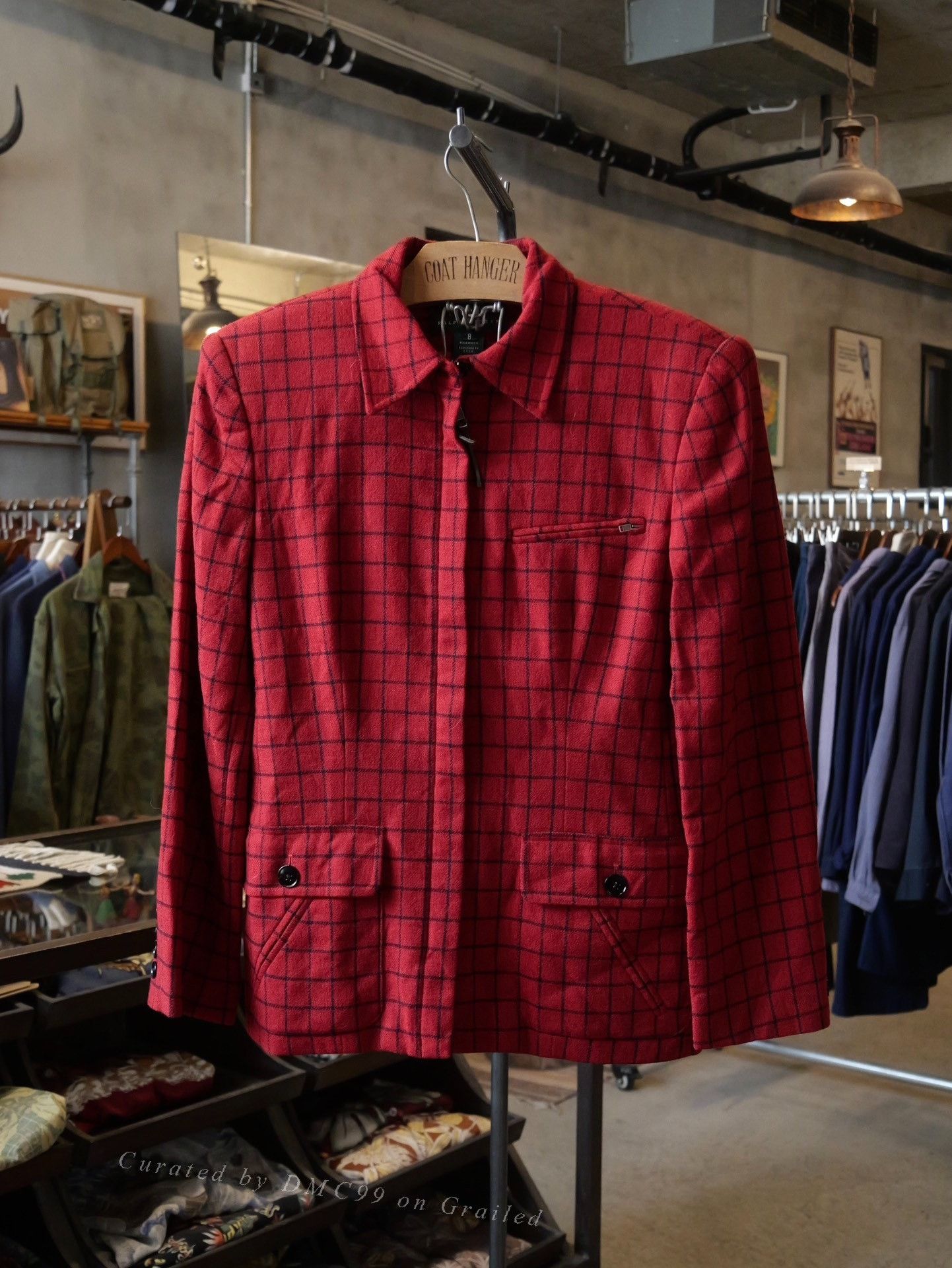 Lauren Ralph Lauren Lauren by Ralph Lauren Red Plaid Short Jacket Size M / US 6-8 / IT 42-44 - 1 Thumbnail