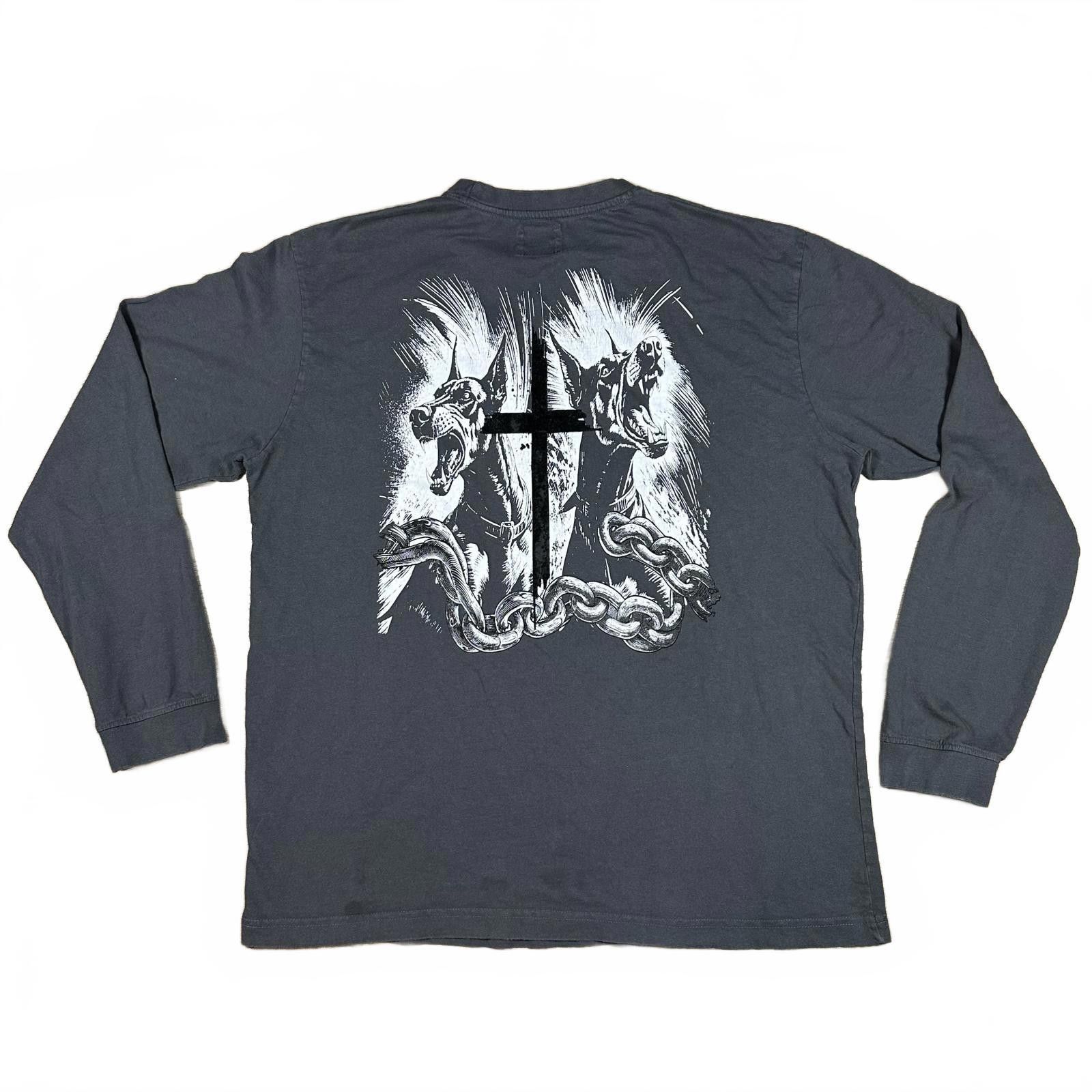 Other Saint Mens Long Sleeve T-Shirt Large Gray Graphic Print Size US XL / EU 56 / 4 - 1 Thumbnail