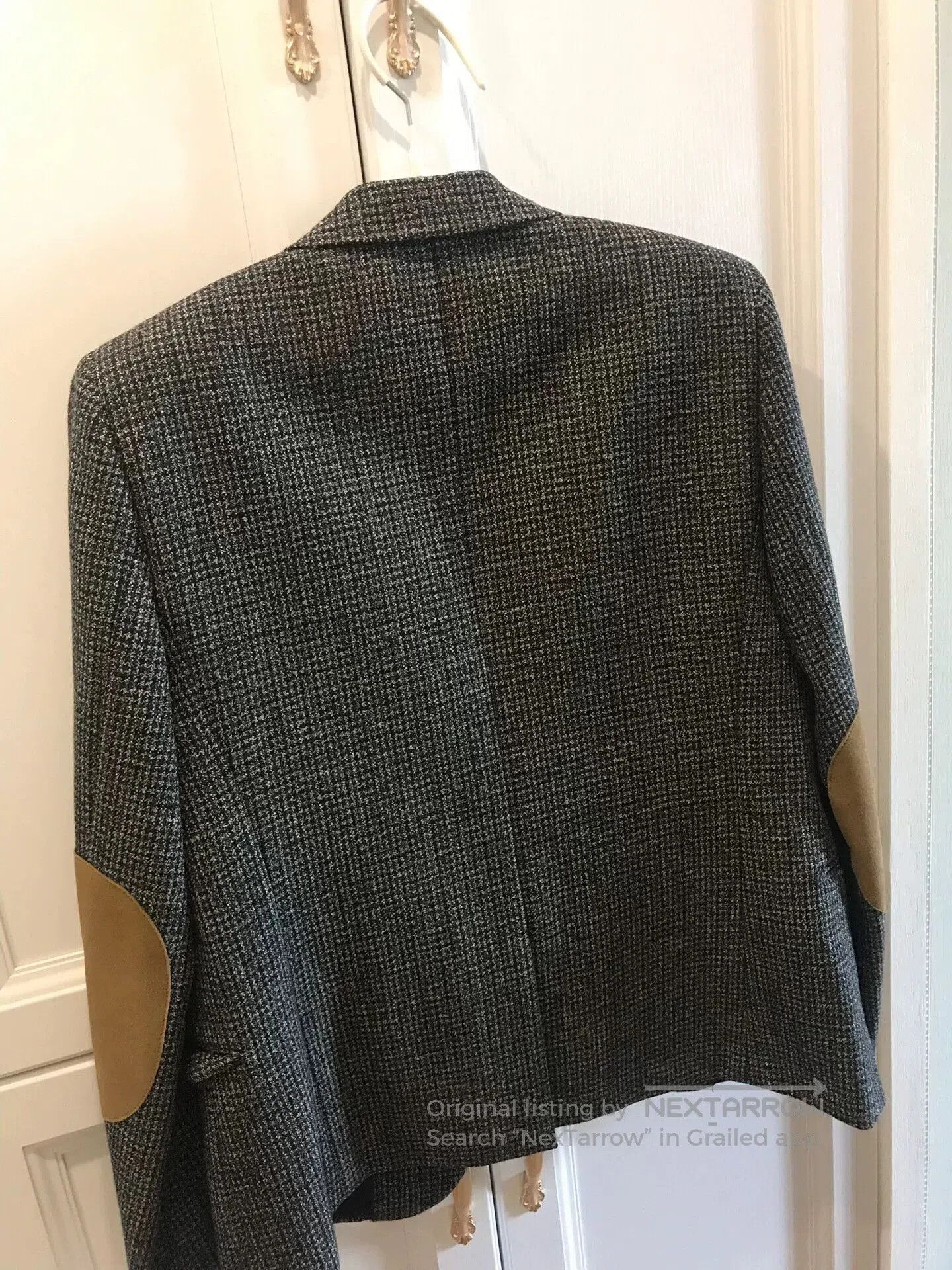 Saint Laurent Paris Saint Laurent Houndstooth Wool Blazer. Size S / US 4 / IT 40 - 3 Thumbnail