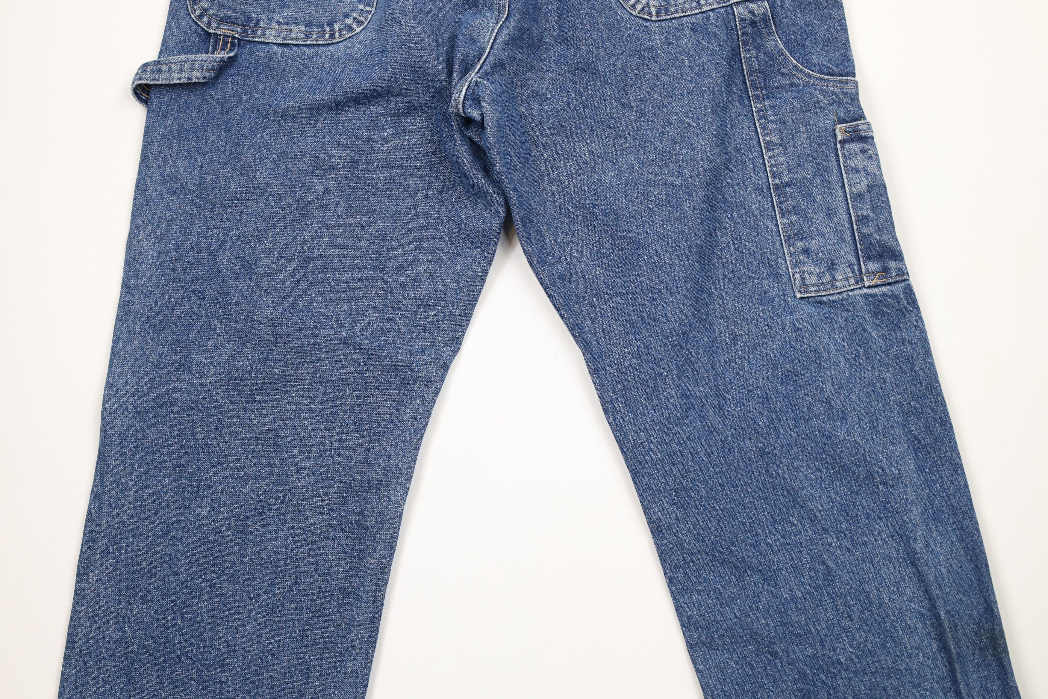 Vintage Vintage Bulwark FR Resistant Wide Leg Dungaree Denim Jeans Size US 38 / EU 54 - 12 Thumbnail