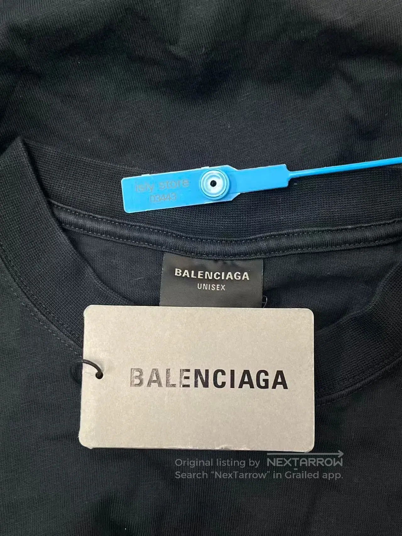 Balenciaga Balenciaga Men's Cotton Short Sleeve T-Shirt. Size US M / EU 48-50 / 2 - 5 Thumbnail