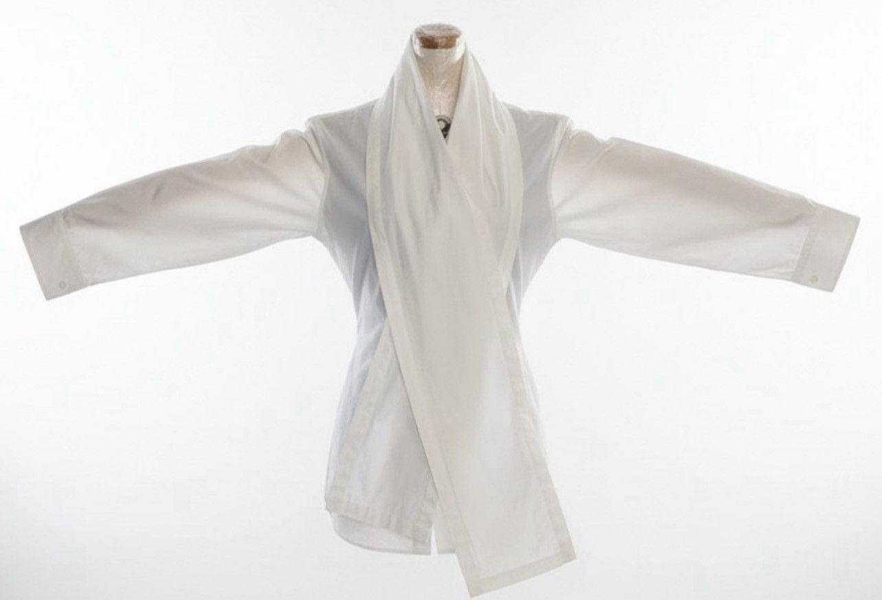 Comme des Garcons Comme Des Garcons white sculptural shirt Size M / US 6-8 / IT 42-44 - 2 Thumbnail
