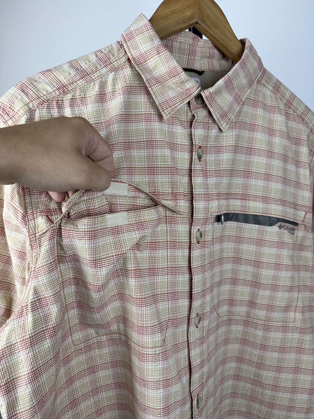 Columbia Vintage 00s Retro Outdoor Columbia short sleeve Shirt Size US XL / EU 56 / 4 - 5 Thumbnail