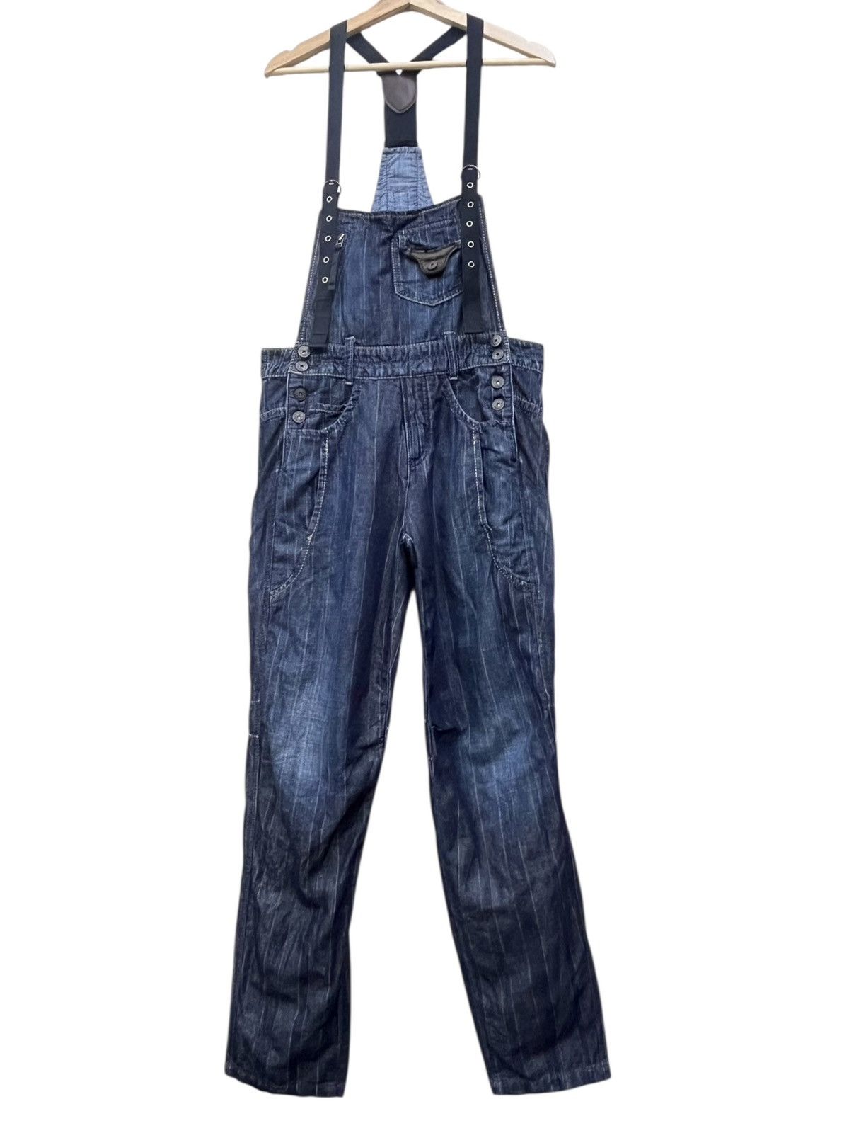 Marithe + Francois Girbaud Archive Marithe Francois Girbaud Structured Denim Overall S Size 30" / US 8 / IT 44 - 2 Thumbnail