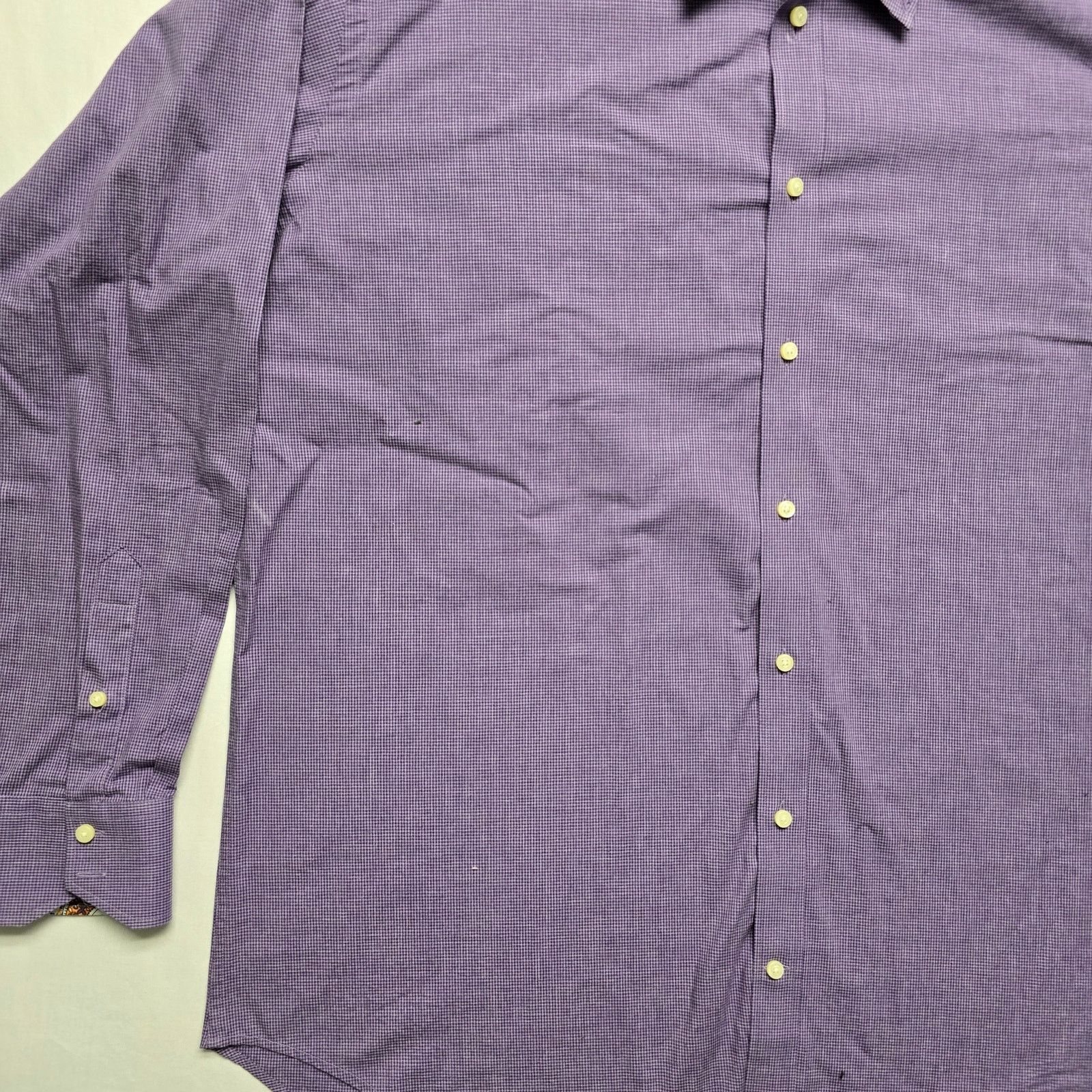 Vintage Neiman Marcus New Purple Button Up Cotton 2XL Dress Shirt Size US XXL / EU 58 / 5 - 3 Thumbnail