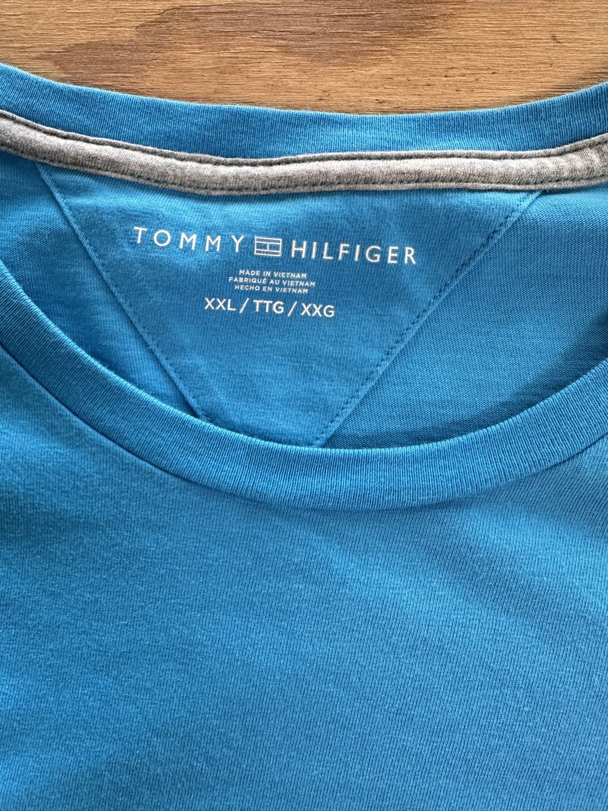 Tommy Hilfiger Blue Tommy Hilfiger cotton t-shirt Size US XXL / EU 58 / 5 - 5 Thumbnail