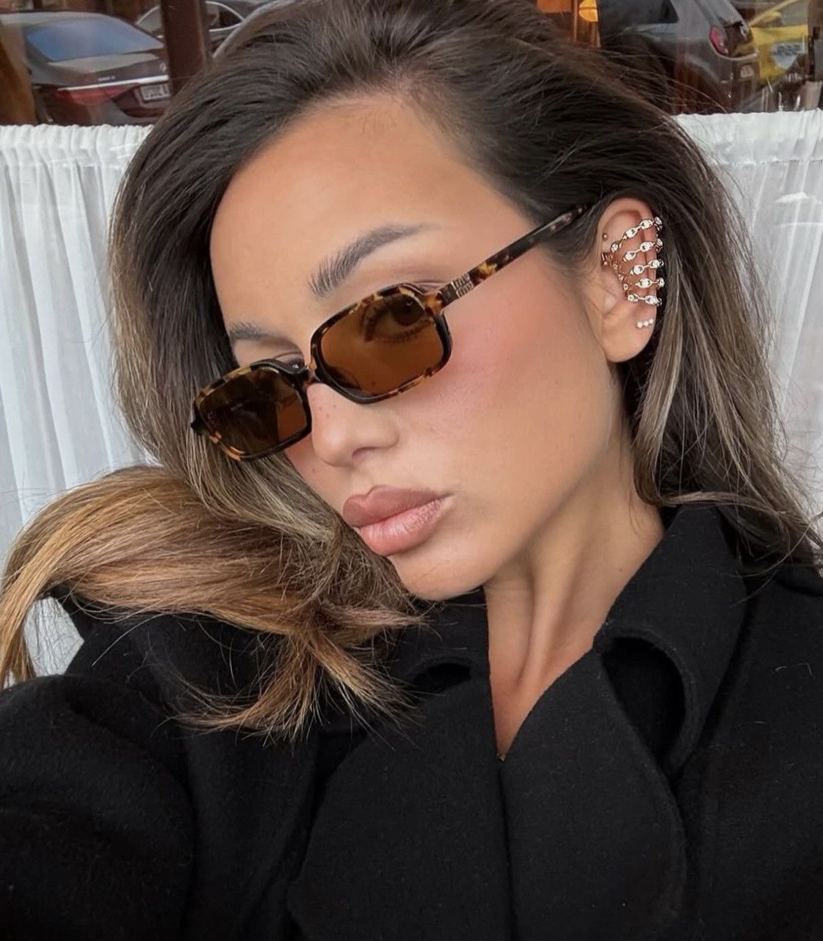 Miu Miu × Vintage NEW Miu Miu sunglasses SMU 11ZS 16K-5S0 Size ONE SIZE - 1 Thumbnail