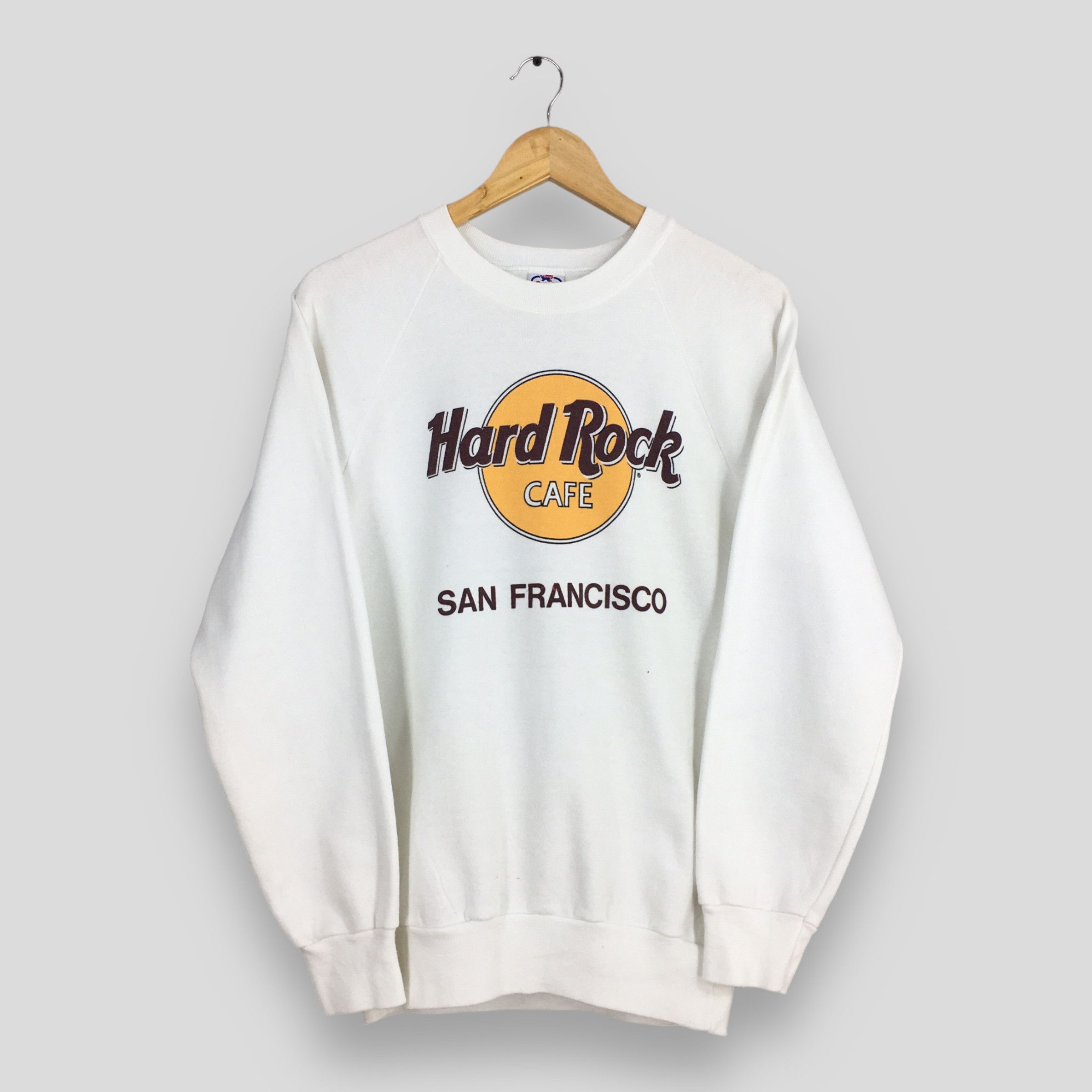 Anvil Vintage 90s Hard Rock Cafe San Francisco Sweatshirt Medium Size US M / EU 48-50 / 2 - 1 Thumbnail