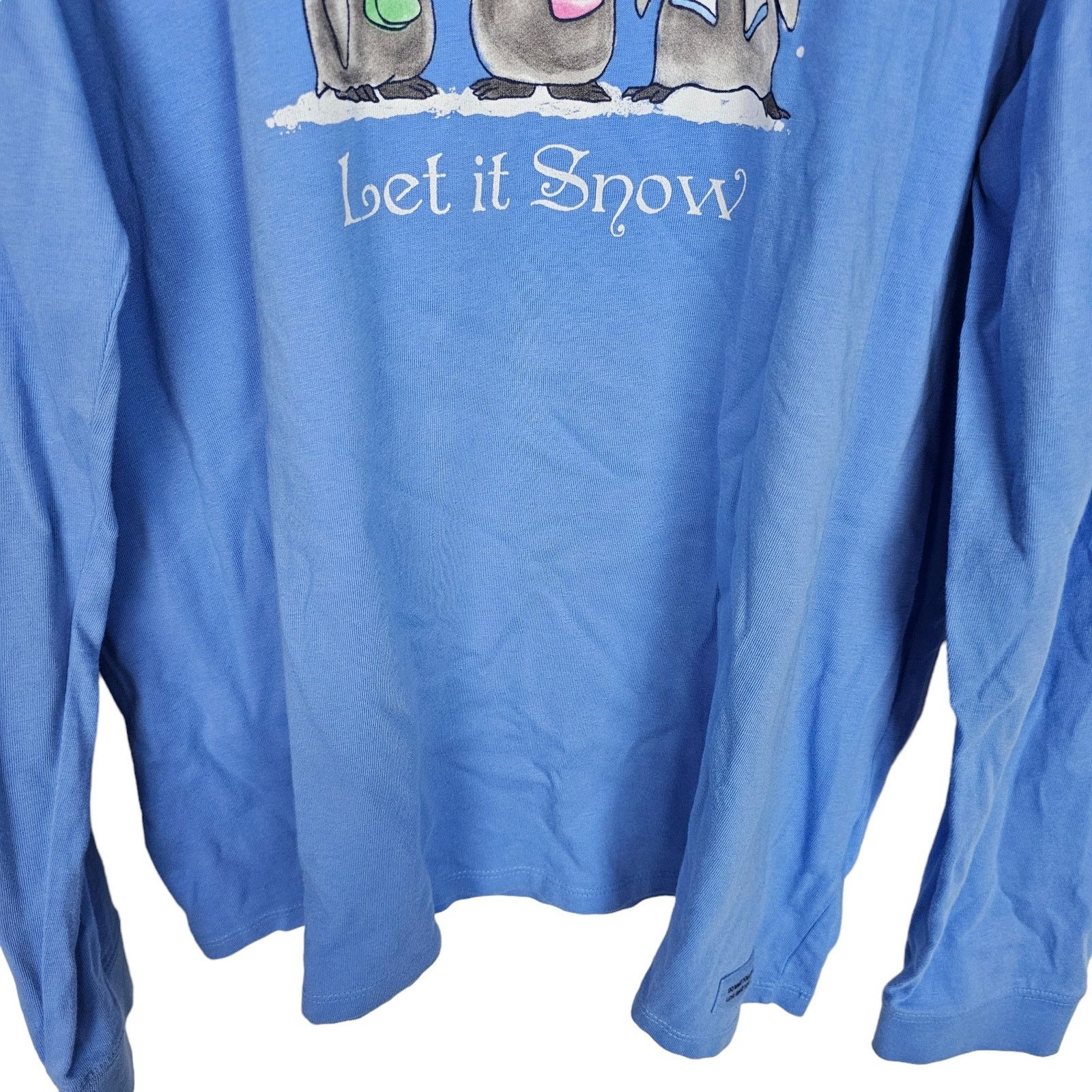 Life is Good Life Is Good Womens Crusher Tee Size XXL Let It Snow Penguin Size XXL / US 16-18 / IT 52-54 - 3 Thumbnail