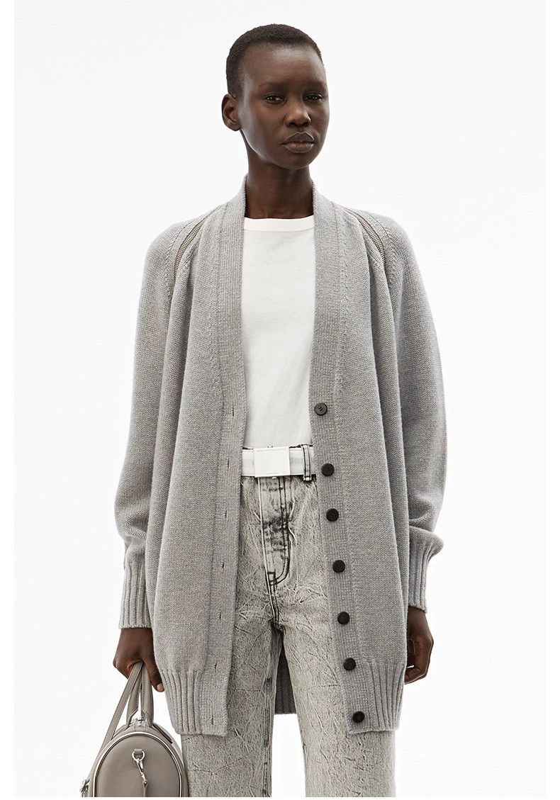 Alexander Wang Alexander Wang Wool Horn Button Cardigan XS Size XS / US 0-2 / IT 36-38 - 1 Thumbnail