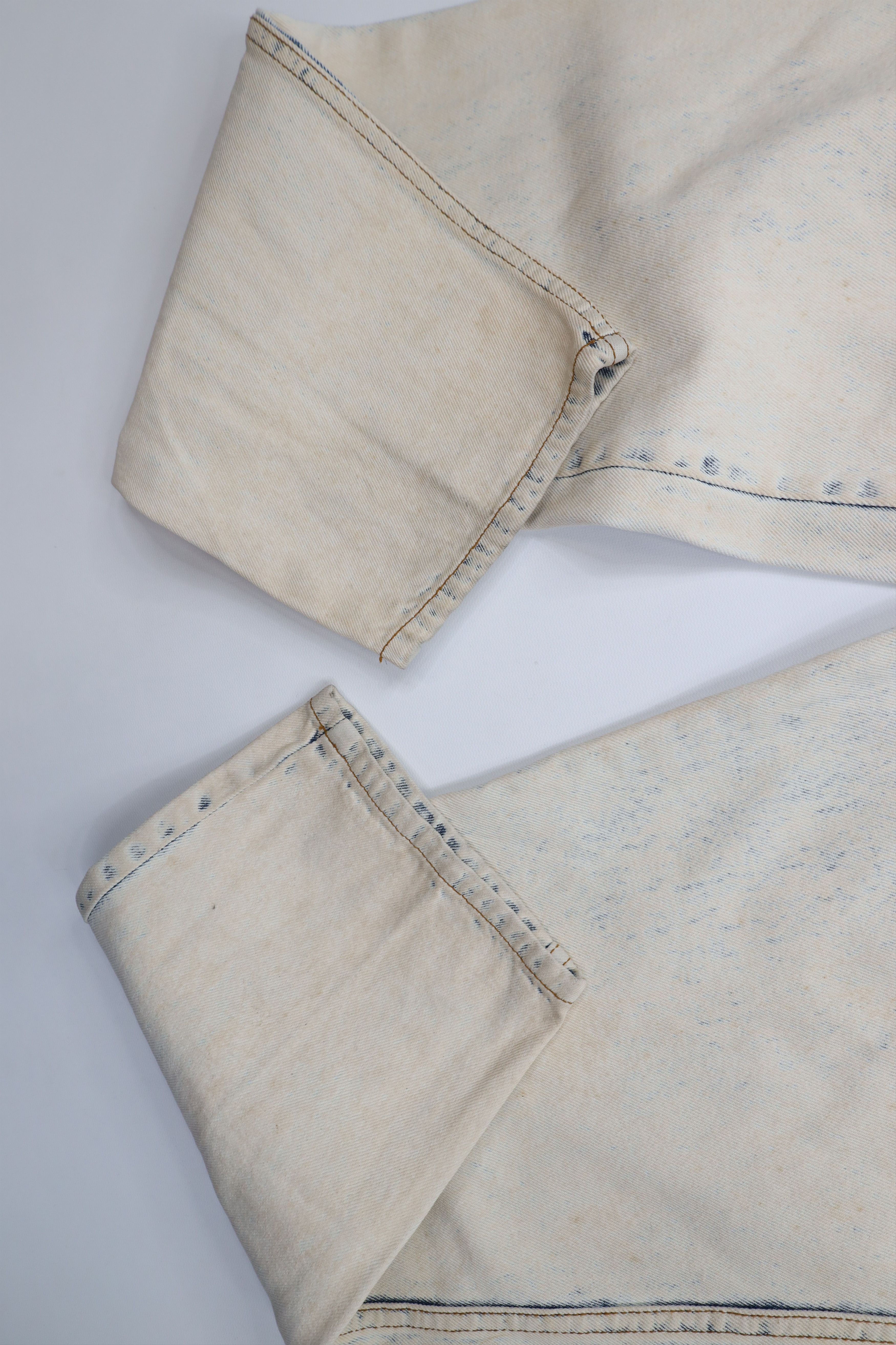 Vintage Deadstock Vintage 80s 90s Streetwear High Waist Acid Jeans Size US 34 / EU 50 - 5 Thumbnail