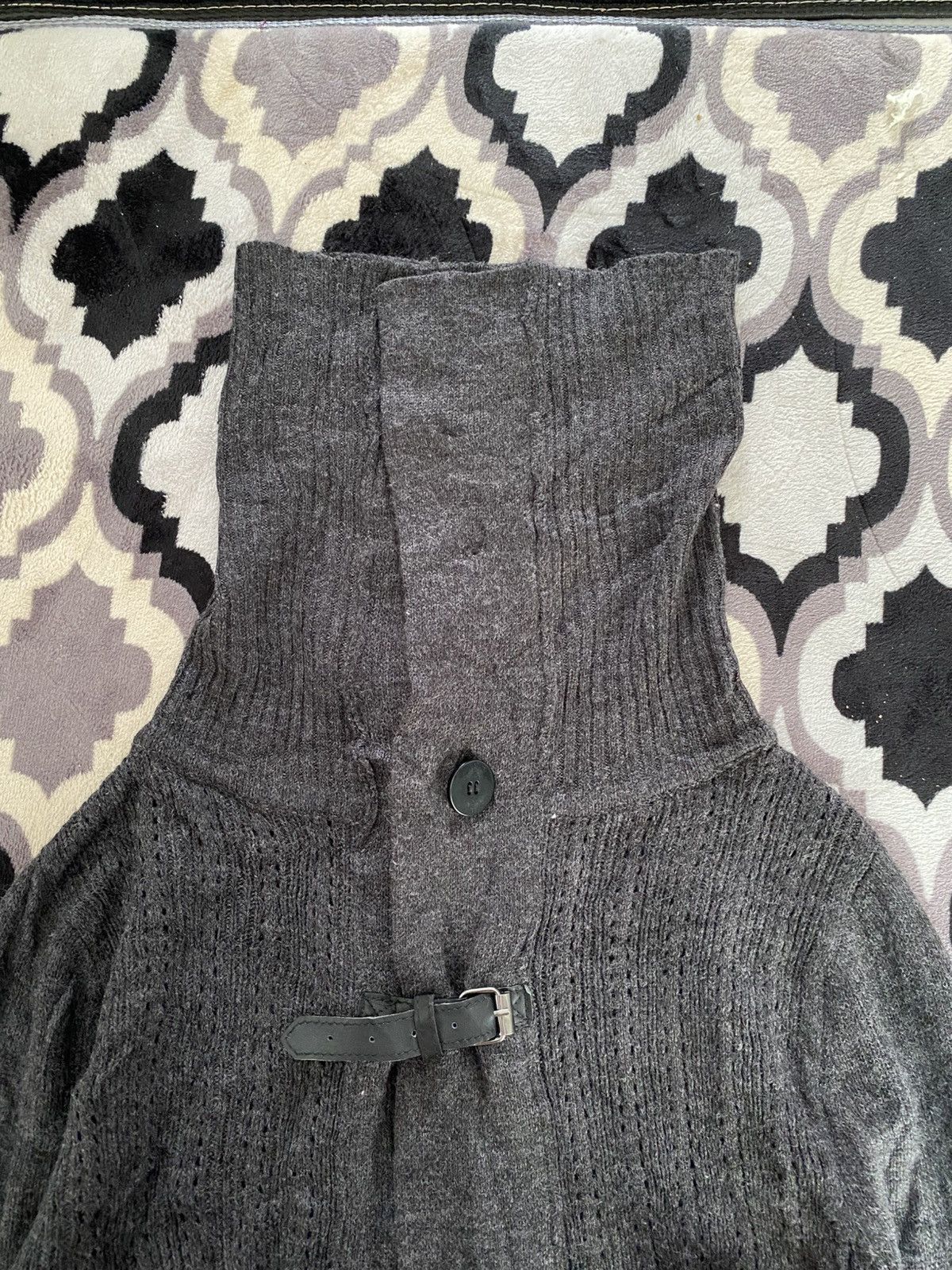 Le Grande Bleu (L.G.B.) Siana bondage turtle neck bono knit jacket Size US M / EU 48-50 / 2 - 4 Thumbnail