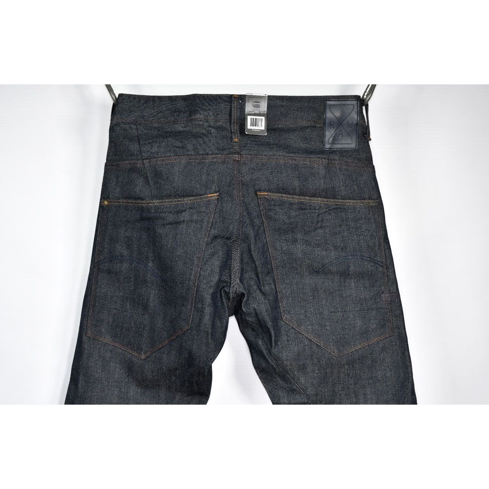 G-Star G-Star Raw Red Listing 3301 Low Tapered Firro Stretch Denim Jeans W30/L32 Men Regular XS? Size US 30 / EU 46 - 3 Thumbnail