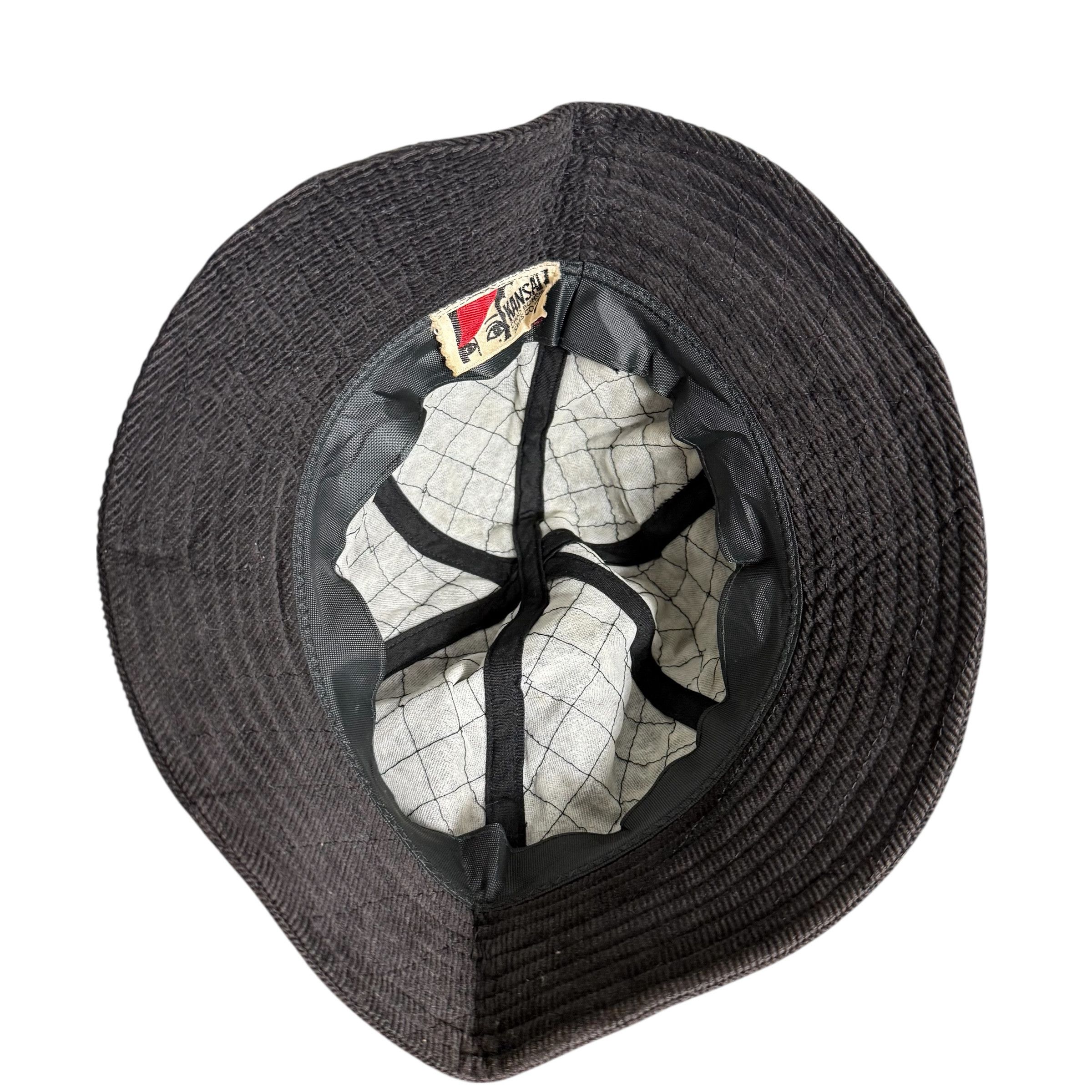 Kansai Yamamoto 🔥RARE🔥Vintage 80s Kansai Yamamoto Corduroy Bucket Hat Size ONE SIZE - 5 Thumbnail