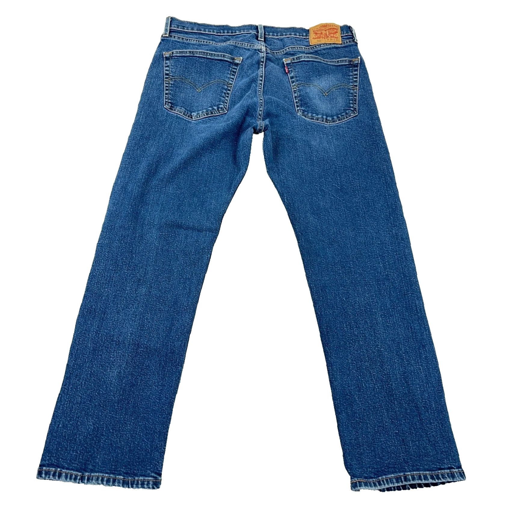 Levi's Levi's 505 Jeans Men 36x30 Straight Regular Dark Wash Denim Blue Classic American 90s Modern Mens Size US 36 / EU 52 - 2 Thumbnail