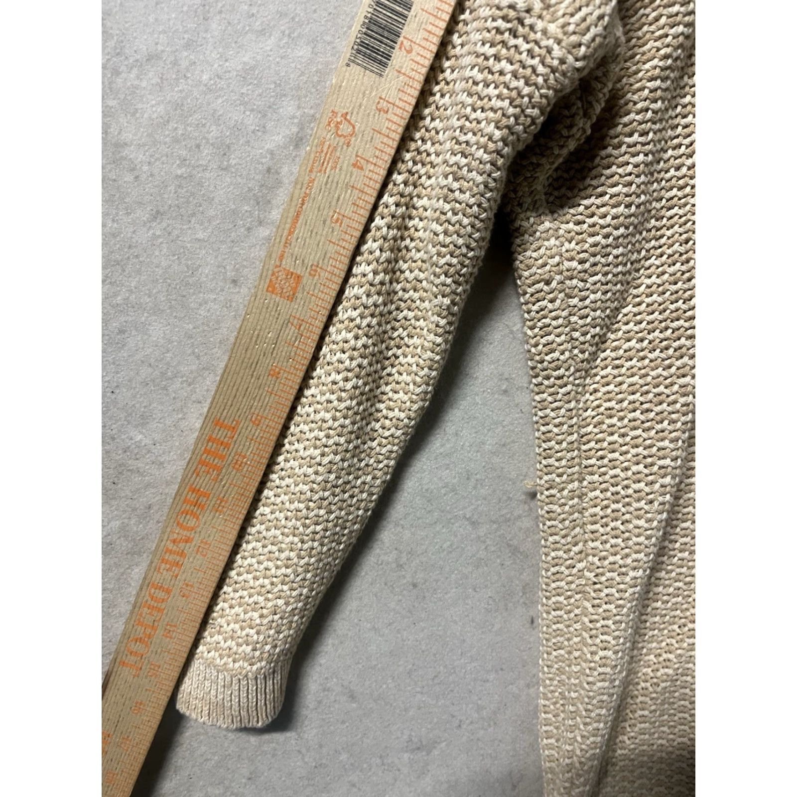 Ralph Lauren Lauren Ralph Lauren Cardigan Shawl Collar Open Knit Small/Medium Tan Brown Knit Style Sweater Women S/M Acct? Size S / US 4 / IT 40 - 5 Thumbnail