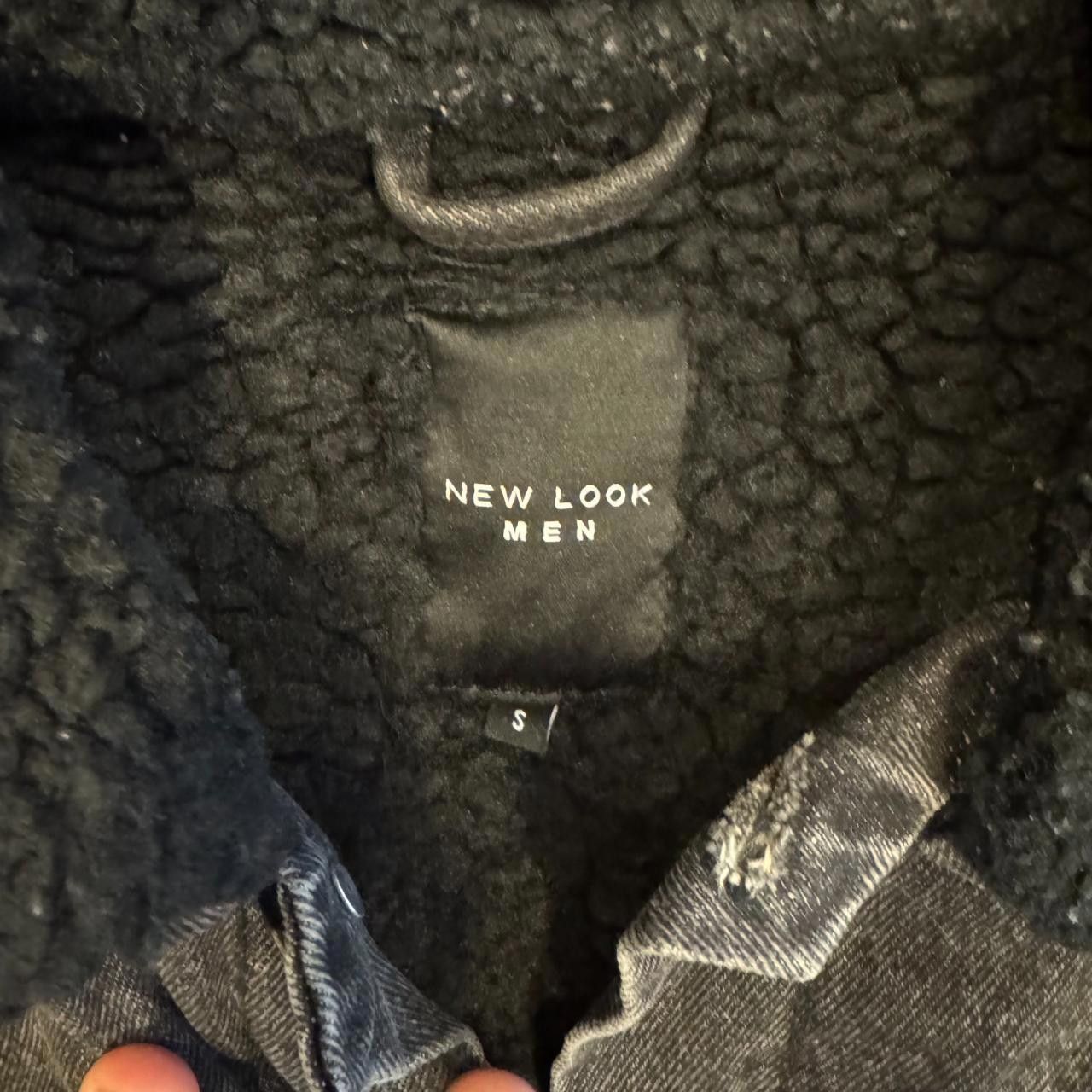 Designer Black Fur Lined Denim Jacket Size US S / EU 44-46 / 1 - 2 Thumbnail