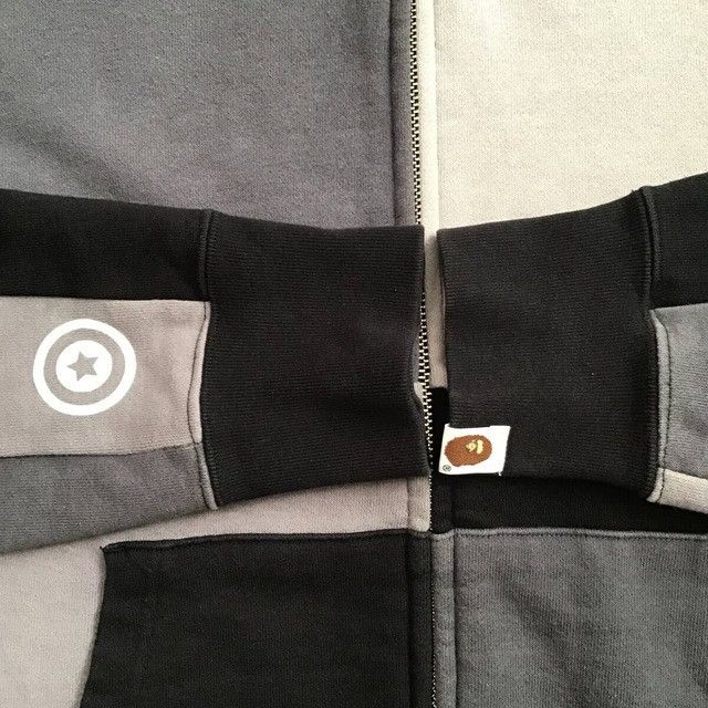 Bape BAPE Crazy color shark full zip hoodie a bathing ape Size US M / EU 48-50 / 2 - 6 Thumbnail