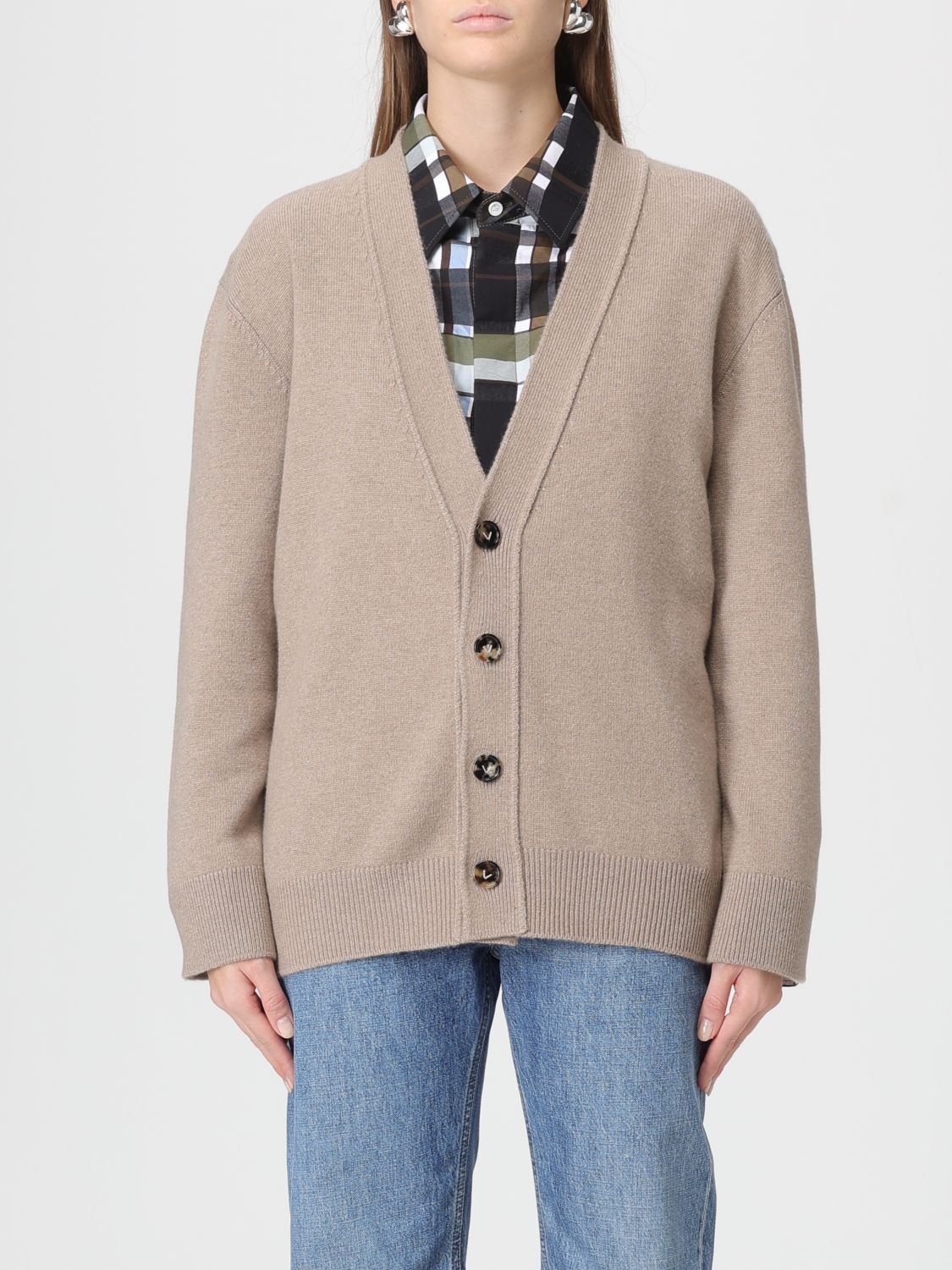 Bottega Veneta Bottega Veneta Sweater Woman Beige Size L / US 10 / IT 46 - 1 Thumbnail