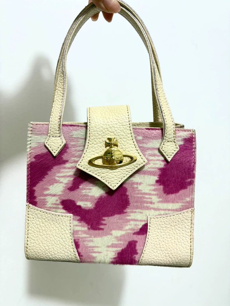 Vivienne Westwood Vivienne Westwood size os Pink leopard print horsehair hand Size ONE SIZE - 1 Thumbnail