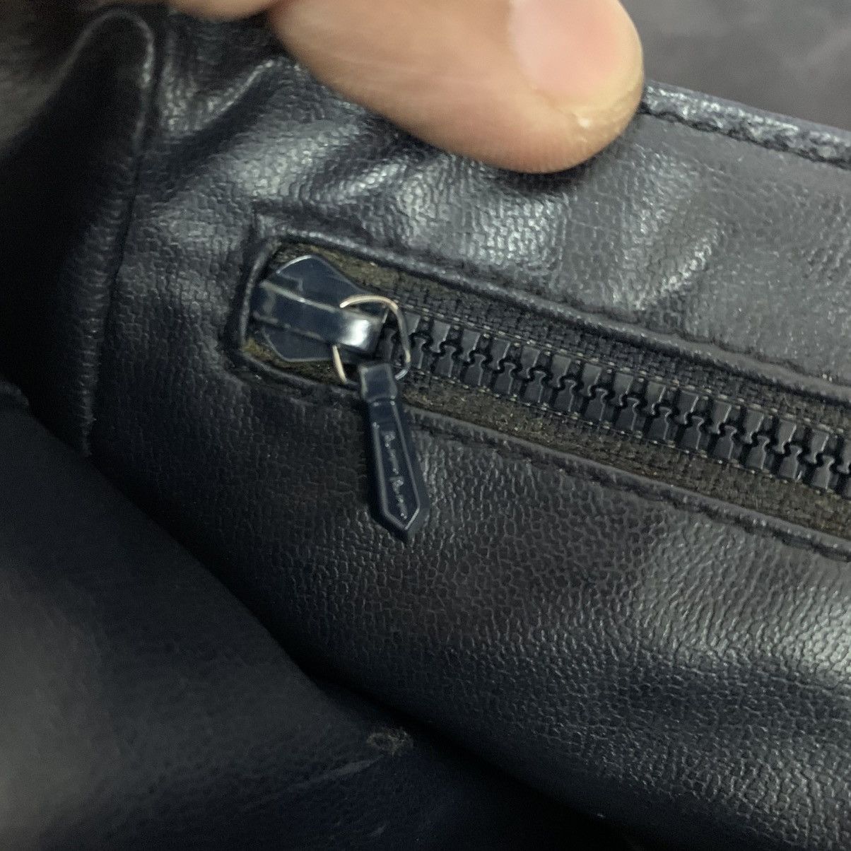 Celine Celine Leather Black Sling Bag Size ONE SIZE - 14 Thumbnail