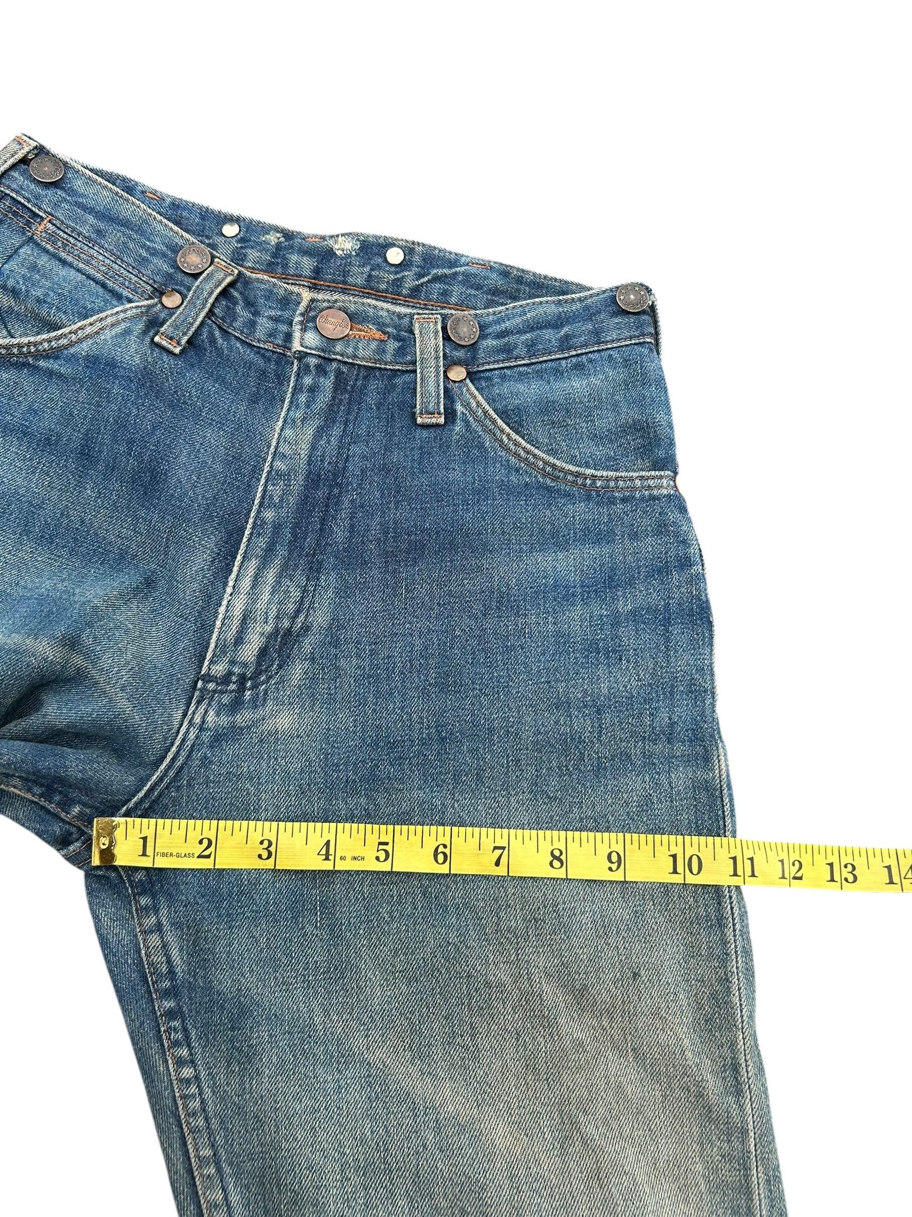 Kapital × Vintage × Wrangler Vintage Wrangler Selvedge Rusty Mud Wash Denim Jeans Size US 28 / EU 44 - 14 Thumbnail