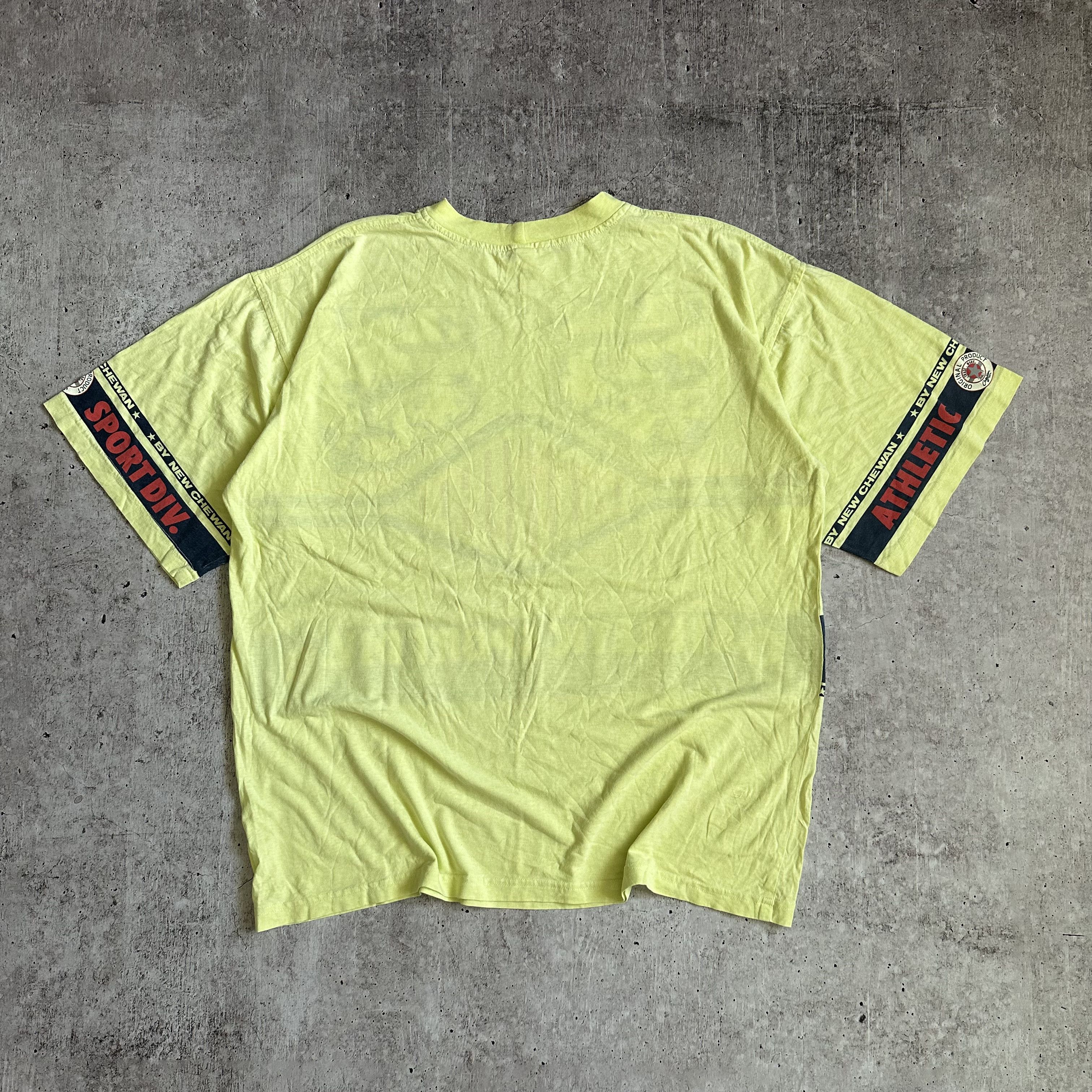 Vintage 53 Athletic Sport Div. By new Chewan 90s Vintage T Shirt Size US L / EU 52-54 / 3 - 5 Thumbnail