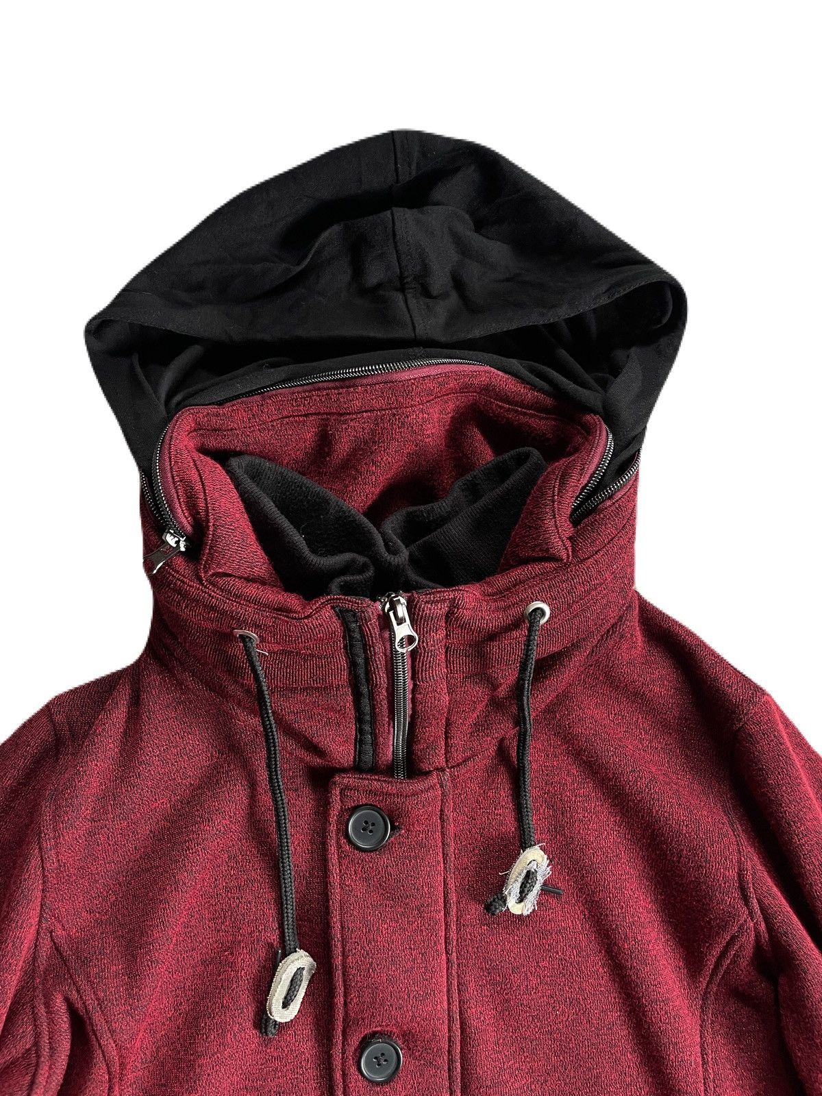 If Six Was Nine 2000s Japanese archive Vkei Bono Hooded Zip-Up Jacket Y2K Size US S / EU 44-46 / 1 - 6 Thumbnail
